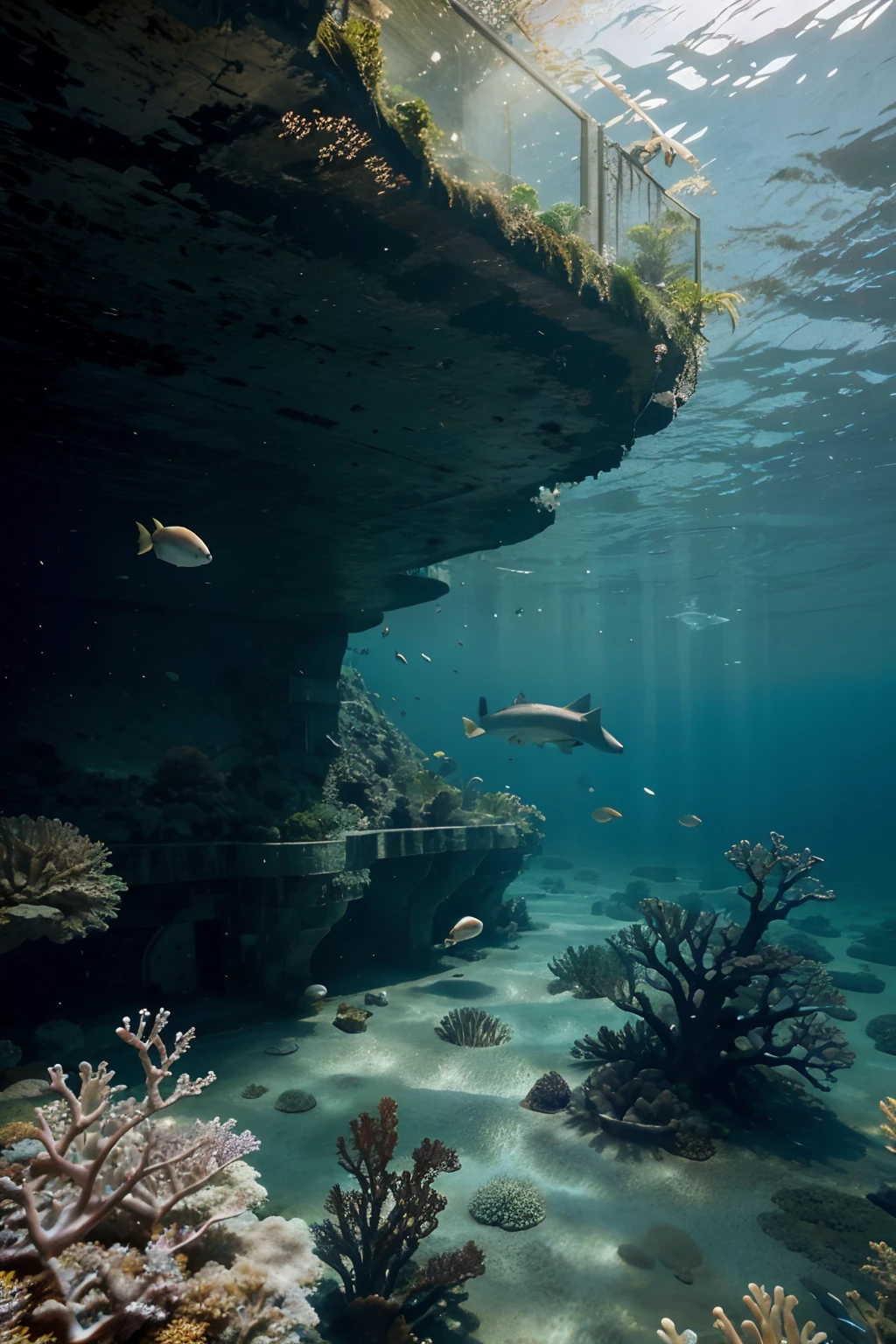 Realistic、an underwater city、AngelT、The corals