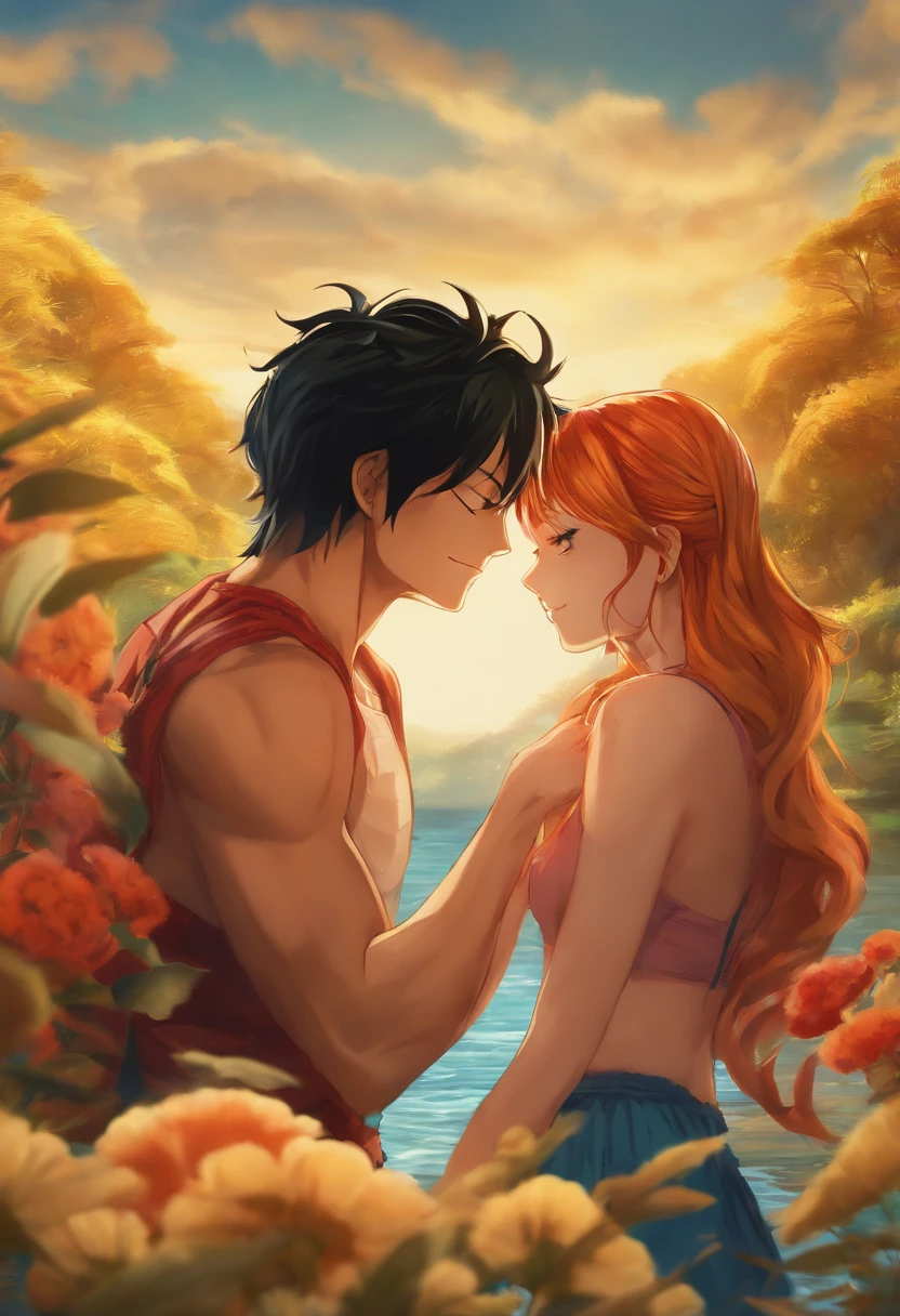 Nami y luffy