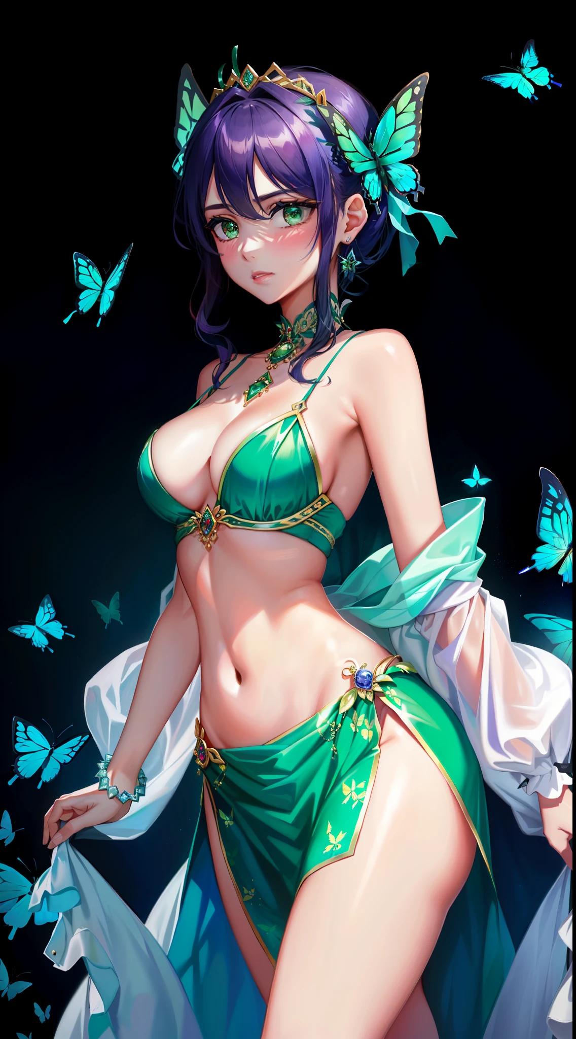 Like a worker's longing for her sweet nectar
And a beautiful emerald larva
Wishing to be an indigo butterfly 🦋
My heart longs for something it cannot name.
Longing for the exquisiteness of her skin, the youth of her fleshy lips, what about her seductive strands? Clinging to them is the sublime and enviable goal I pursue.
"While I recognize this to be an illicit dream, I long to reconcile it for all eternity."