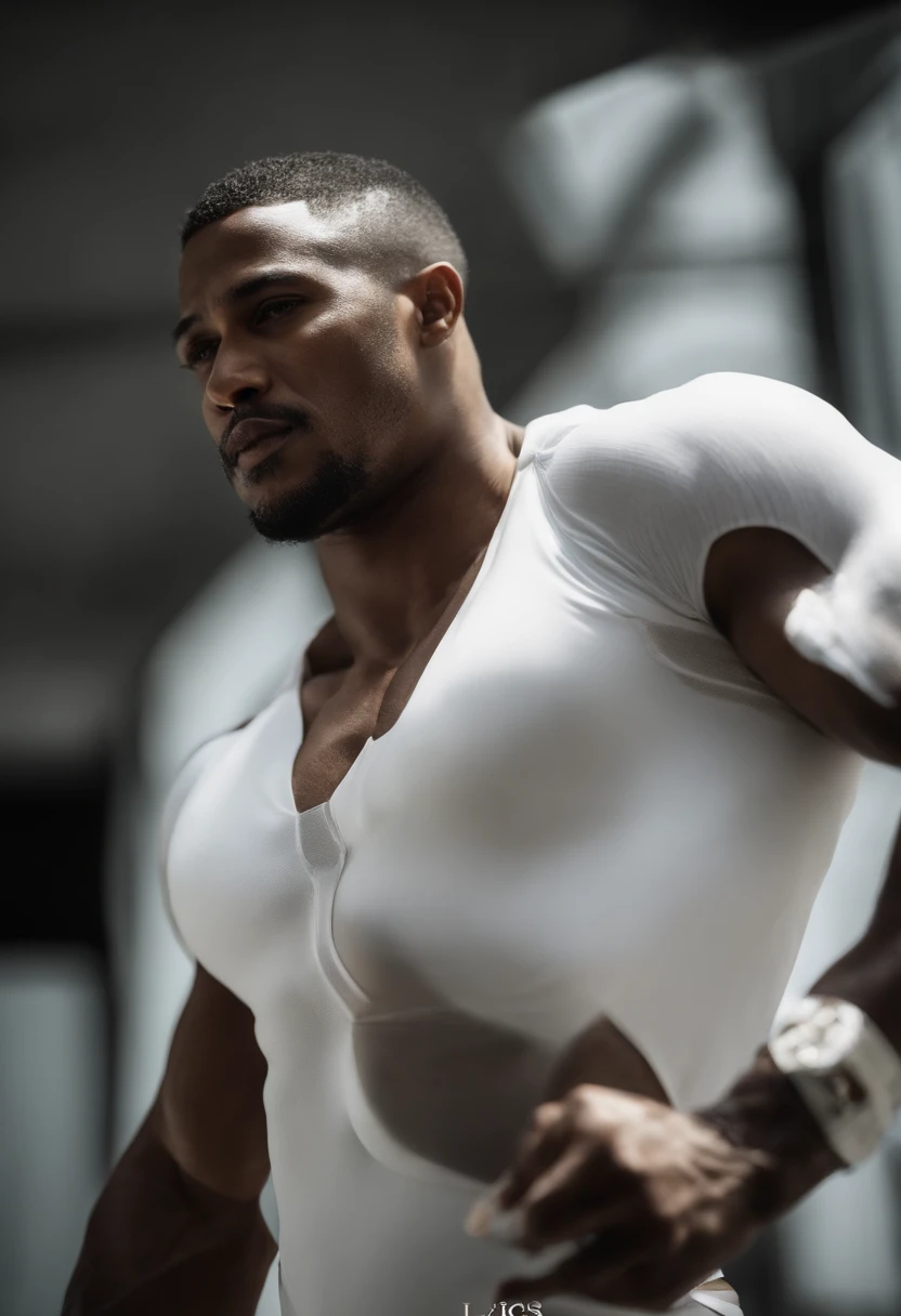 Um pai brasileiro bonito e musculoso hiper musculoso, 20 anos, pele detalhada, olhos castanhos, em um desgastado (( white Erotic Skin suit, peitos )), ), elegante, Erotic, exalando energia sexual, homoerotic, Pele amarelo-acastanhada, brasileiro masculino, Suor por todo o corpo, sulcos nasolabiais, sarcastic expression, sorriso maldoso, Reflexos da pele oleosa, sobrancelhas grandes, Cintura grande redonda, pele bronzeada ((Totalmente vestido)), bigode fino, Breastplates Media, cabelos pretos, Middle arms, Medium Pecs, biceped, ombros, coxas medias, quadriciclos medio, personagens originais, retrato, viril, meticulous muscle definition, overexposure, Pitoresco, fotografia, modelshoot, Post-processing, Retrato fotorrealista, qualidade 8k , UHD 32k, melhor qualidade, Natural volumetric lighting and better shadows, profundidade de campo, foco nítido, master part, super detalhe, detalhes altos, octan render, foto Annie Leibovitz, intricate scenery, cinemactic, Film, Studio Lightning, Bokeh, Crystal clear resources. white pants, terno branco, cigarro na boca, gravata vermelha sapato branco, Bengada in hand
INFORMATION