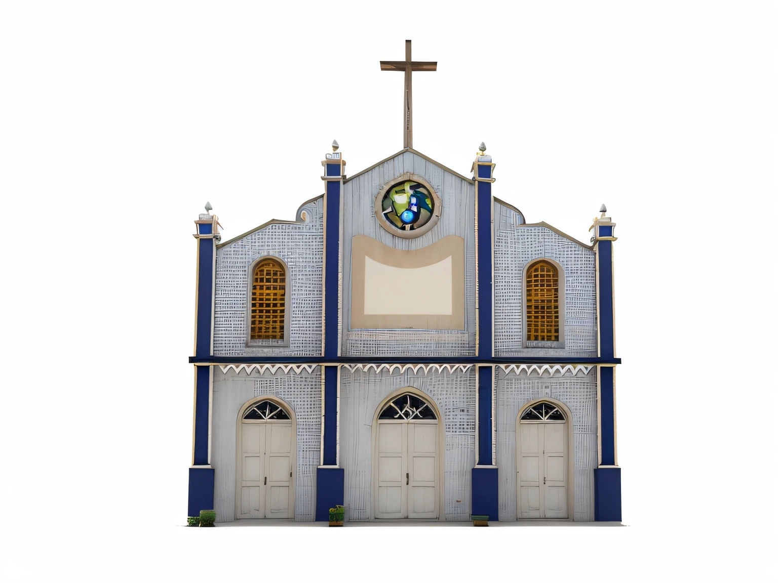 IGREJA ESTILO PIXAR, Arte Digital, realista, ....3d, estilo cartoon, ARTE BELA