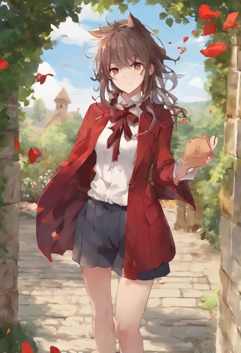 fondo de pantalla CG 8k extremadamente detallado, Obra maestra, La mejor calidad, 插圖,Ultra detallado, best illustration, Mejor sombra, un extremadamente delicado y hermoso, Luz detallada, linda cara de anime, cinematic camera, Profundidad de campo, 1girl, flotante, brillar, Pelo negro corto, wind lift, Cabello despeinado, hermosos y detallados ojos marrones, Cara detallada, gafas de piloto en la cabeza, Abrigo rojo, pantalones rojos, breasrts medianos, Manos en el bolsillo, blue neckerchief, Mirando al espectador, mangas largas, abrigo rojo, boca cerrada, sonrisa ligera, chaqueta roja, bright day, 26 Years Old, mujer adulta, dynamic background, nariz, labios, Detalles intrincados, expresivo, Pupilas, cinematographic angle, dynamic action pose, Anime detallado, Hyper-Detailed Anime Animation, Armas, piernas, Antecedentes detallados, steampunk, Victorian Gothic London, Fondo de la calle lateral, aristocrat, aristocratic, afuera, bolsa, cielo nublado, Ciudad en la distancia, Edificios distantes, Londres, puesta del sol, farolas, dirigibles en el cielo, Coches en la distancia, Nivel de calle, diente, niebla