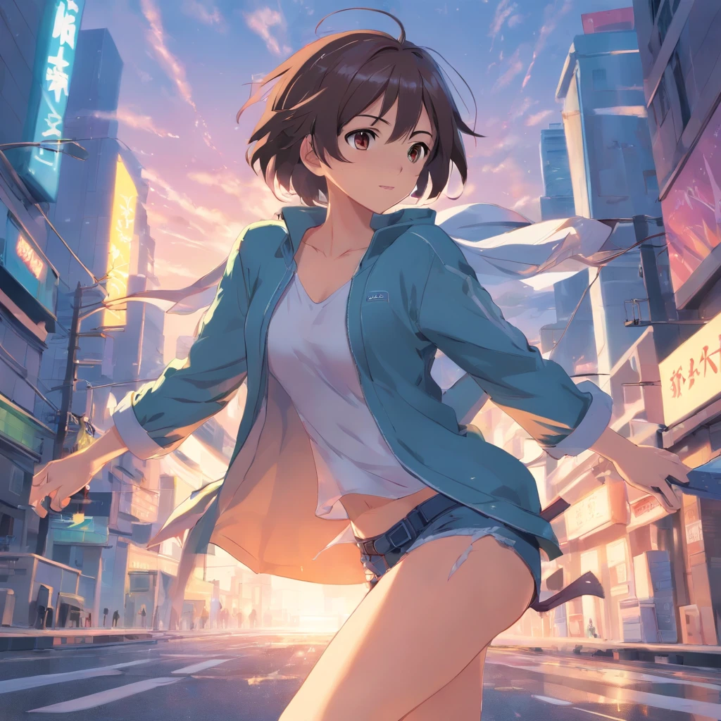 ​masterpiece, top-quality, gojo satoru ((female version)), ((sexy)), wearing torn clothes, beautiful, sexy body figure, badass, hot