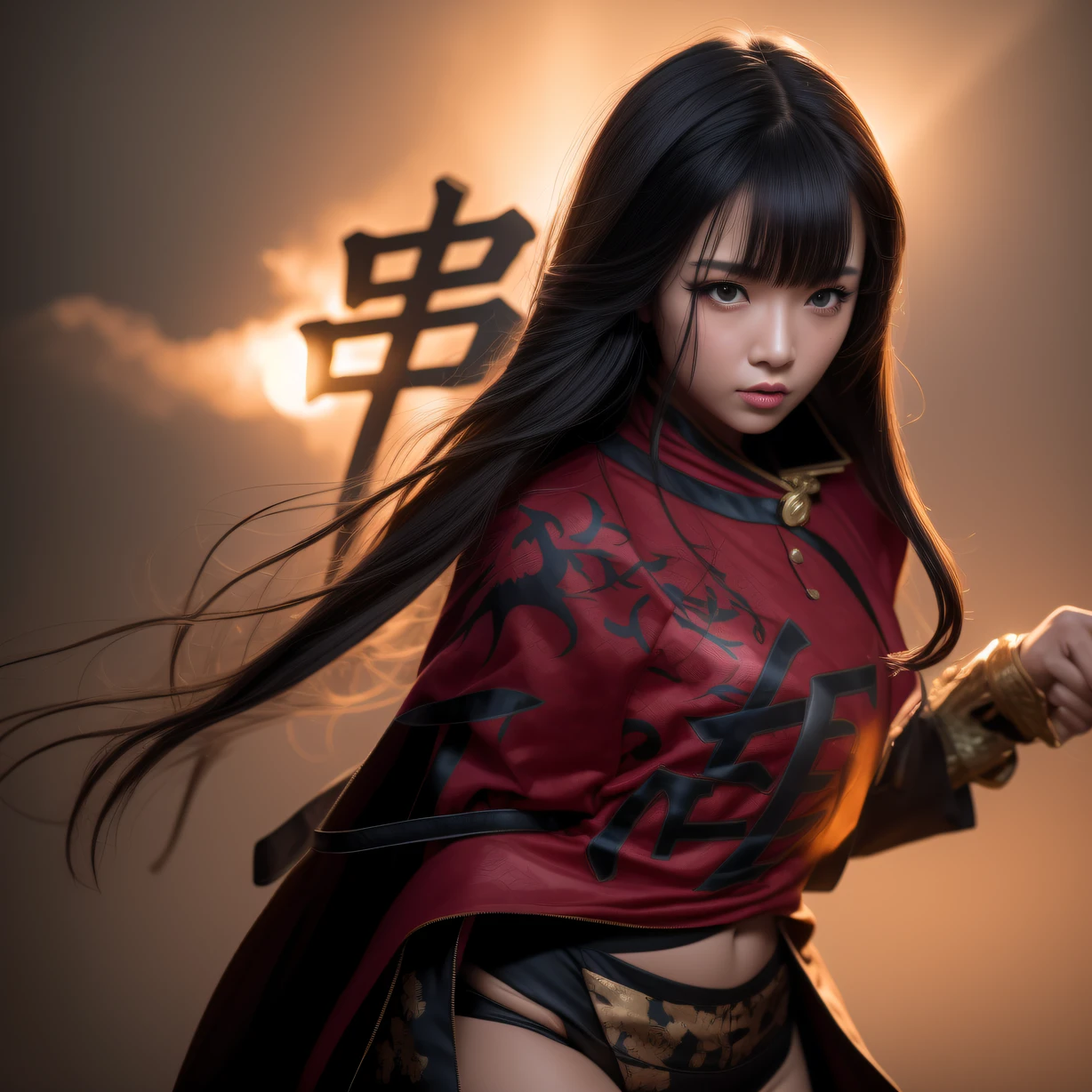CG blockbuster,Asian woman poses in colorful bikini, photorealistic anime girl rendering, detailed face of a asian girl, 3 d anime realistic, Smooth anime CG art, Realistic. Cheng Yi, Realistic anime 3 D style, render of a cute 3d anime girl, Rendu portrait 8k, 3 D rendering character art 8 K, Kawaii realistic portrait, (Linen batik scarf), Angry fighting stance, looking at the ground, Batik linen bandana, Chinese python pattern long-sleeved garment, rainbowing(Abstract propylene splash:1.2), Dark clouds lightning background,废墟(realisticlying:1.4),Black color hair,Flour fluttering,Telephoto lens high, A high resolution, the detail, RAW photogr, Sharp Re, Nikon D850 Film Stock Photo by Jefferies Lee 4 Kodak Portra 400 Camera F1.6 shots, Rich colors, ultra-realistic vivid textures, Dramatic lighting,8K quality, Girls,Backstreets, Dark clouds lightning background(realisticlying:1.4),Black color hair,, RAW photogr, Sharp Re, Nikon D850 Film Stock Photo by Jefferies Lee 4 Kodak Portra 400 Camera F1.6 shots, Rich colors, ultra-realistic vivid textures, Drama lamp film CG society。,,Tropical canyon battle scene、Chinese big breasts、Vintage trench coat、three kingdom、ember、100 people、Faraway view、intense battles、high detal、masuter piece、NSFW,Multi-layered long-sleeved gauze garment,Quick-drying vest,Colorful cotton and linen sweater,Red and black snake cloak cloak,Doomsday ruins(废墟)Climb the streets(Armageddon)eyes filled with angry,He clenched his fists