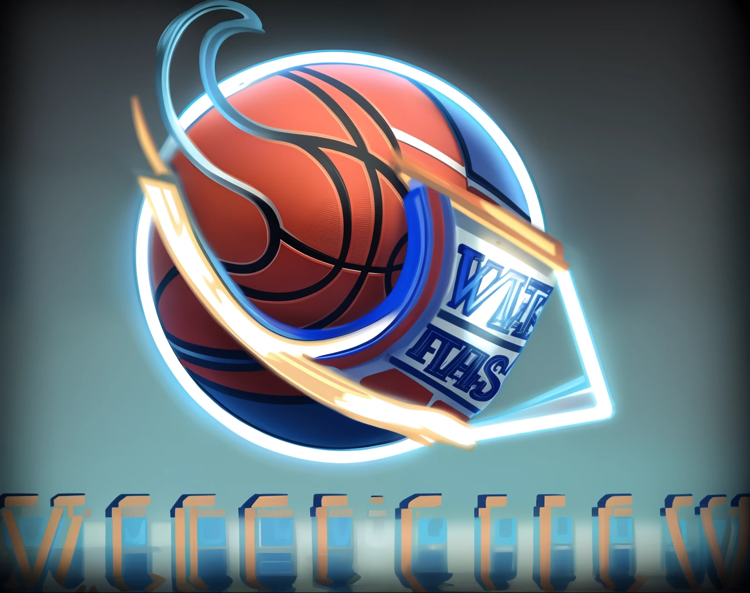 Basketball with water，Falling arrows，Punk style，Water circles，solid color backdrop，solid