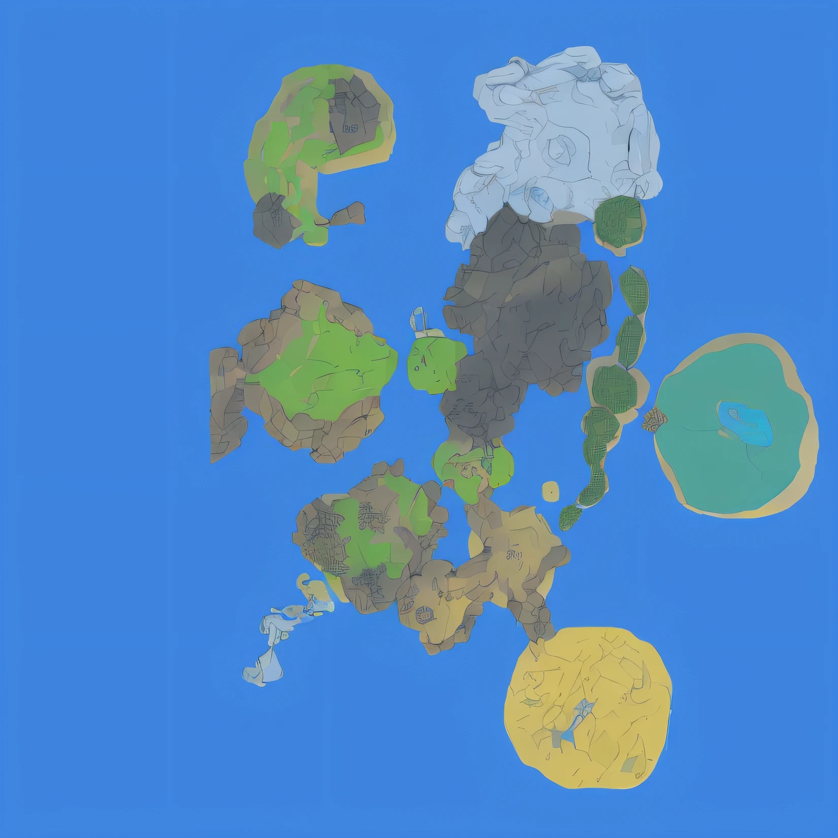 This is the top down view of a area, i want it become a map, with absolutely accurate