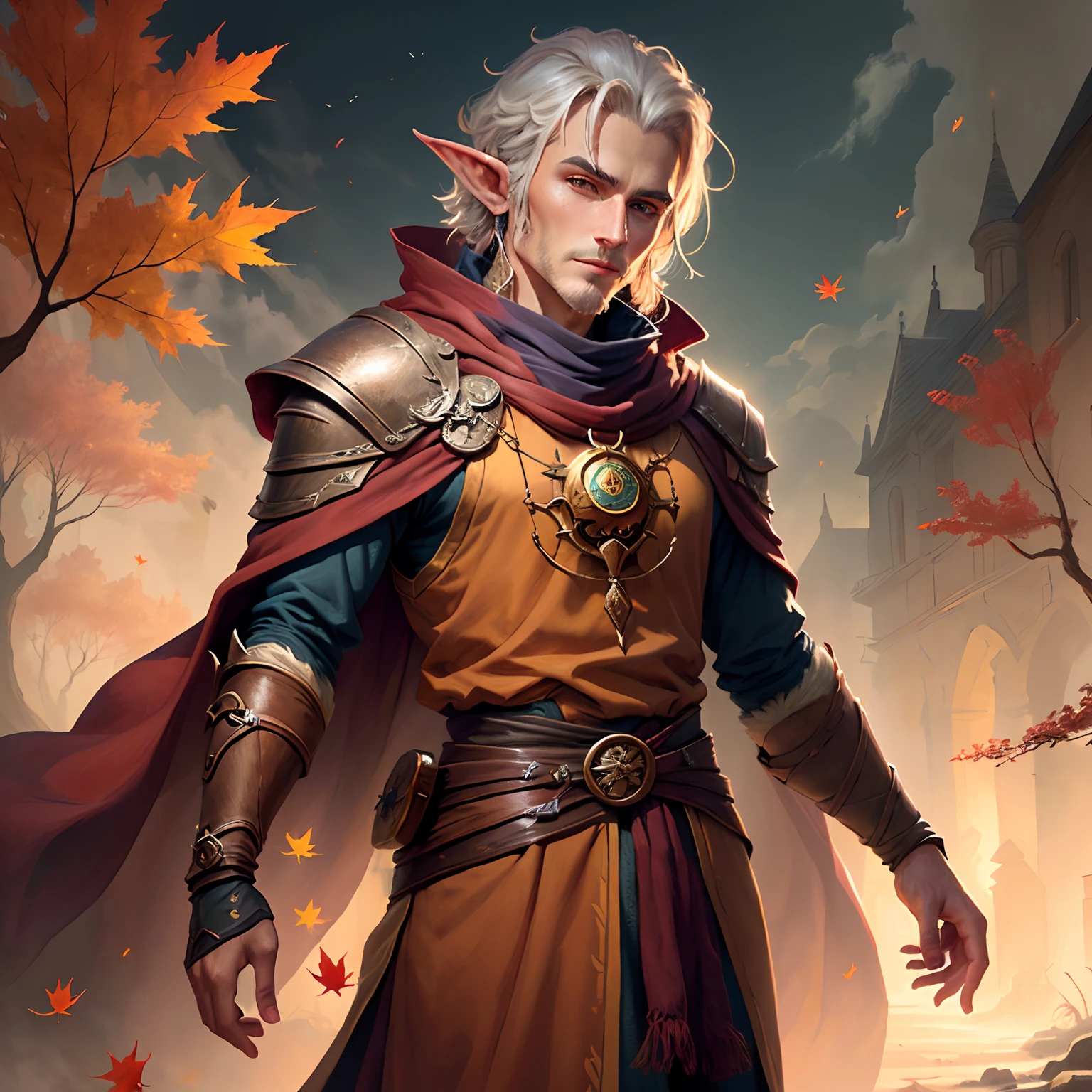 Eladrin Autumn Monk DnD
