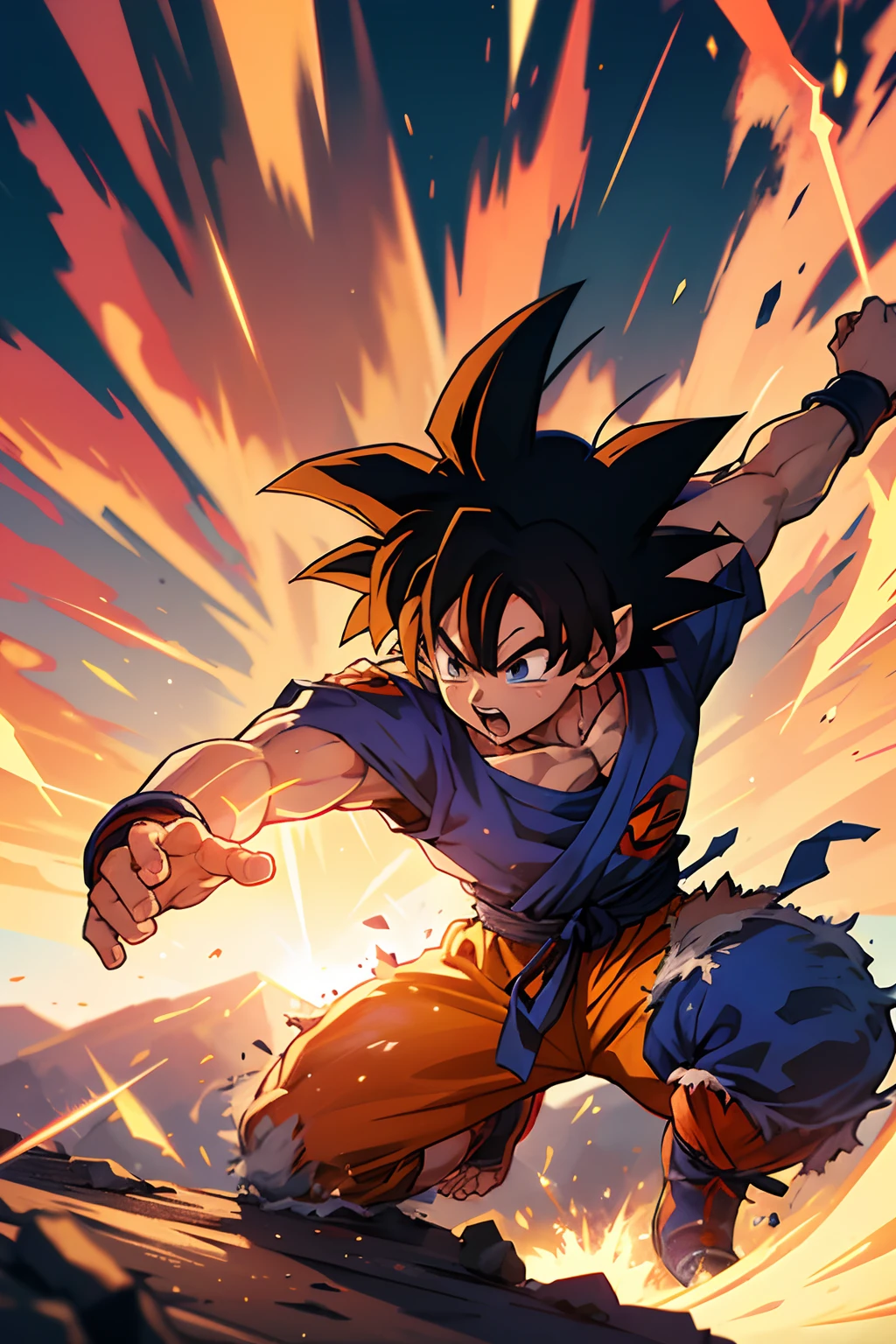 Their relentless battles and weeks of training push Goku to his limits.
