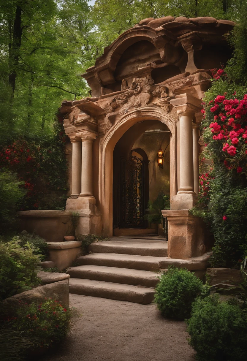 The gateway to B&B，45 degree shooting，Side，Realiy
