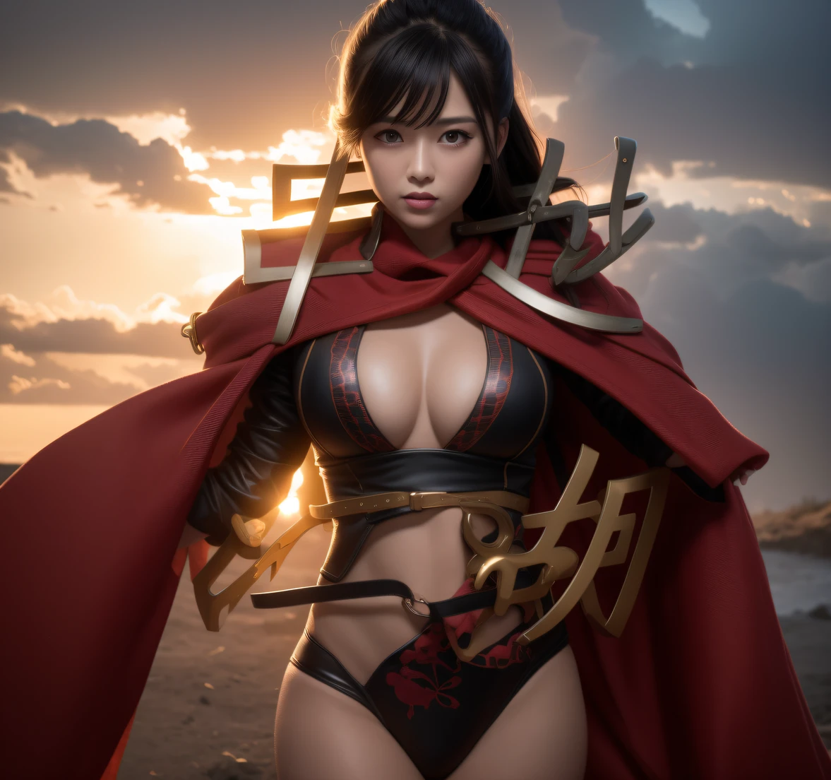 CG blockbuster,Asian woman poses in colorful bikini, photorealistic anime girl rendering, detailed face of a asian girl, 3 d anime realistic, Smooth anime CG art, Realistic. Cheng Yi, Realistic anime 3 D style, render of a cute 3d anime girl, Rendu portrait 8k, 3 D rendering character art 8 K, Kawaii realistic portrait, (Linen batik scarf), Angry fighting stance, looking at the ground, Batik linen bandana, Chinese python pattern long-sleeved garment, rainbowing(Abstract propylene splash:1.2), Dark clouds lightning background,废墟(realisticlying:1.4),Black color hair,Flour fluttering,Telephoto lens high, A high resolution, the detail, RAW photogr, Sharp Re, Nikon D850 Film Stock Photo by Jefferies Lee 4 Kodak Portra 400 Camera F1.6 shots, Rich colors, ultra-realistic vivid textures, Dramatic lighting,8K quality, Girls,Backstreets, Dark clouds lightning background(realisticlying:1.4),Black color hair,, RAW photogr, Sharp Re, Nikon D850 Film Stock Photo by Jefferies Lee 4 Kodak Portra 400 Camera F1.6 shots, Rich colors, ultra-realistic vivid textures, Drama lamp film CG society。,,Tropical canyon battle scene、Chinese big breasts、Vintage trench coat、three kingdom、ember、100 people、Faraway view、intense battles、high detal、masuter piece、NSFW,Multi-layered long-sleeved gauze garment,Quick-drying vest,Colorful cotton and linen sweater,Red and black snake cloak cloak,Doomsday ruins(废墟)Climb the streets(Armageddon)eyes filled with angry,He clenched his fists