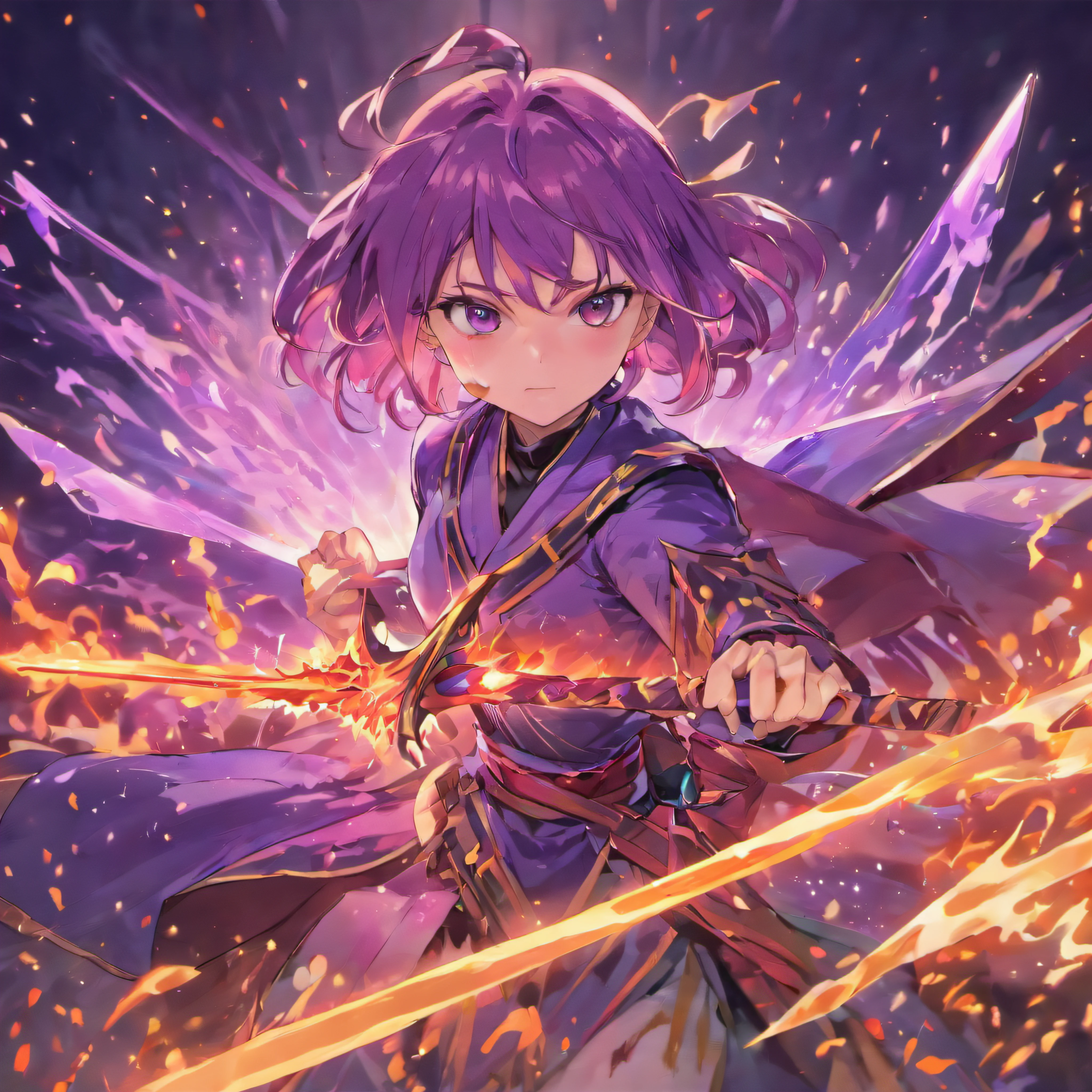 short sword, Purple Blade, Pedras preciosas, stiffness, blazing