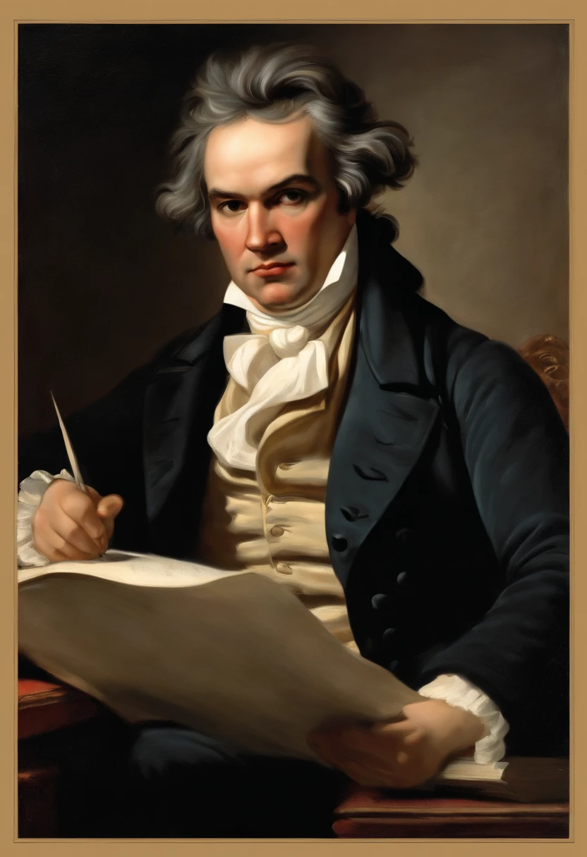 Ludwig van Beethoven (Bonn, baptized 17 December 1770 – Vienna, March 26, 1827) was a German composer of the transitional period between Classicism and Romanticism. It is considered one of the pillars of Western music, for the undeniable development, both of the language and of the musical content demonstrated in his works, permanecendo como um dos compositores mais respeitados e mais influentes de todos os tempos. "The summary of his work is freedom", noted the German critic Paul Bekker (1882–1937), "Political Freedom, The Artistic Freedom of the Individual, sua liberdade de escolha, de credo e a liberdade individual em todos os aspectos da vida