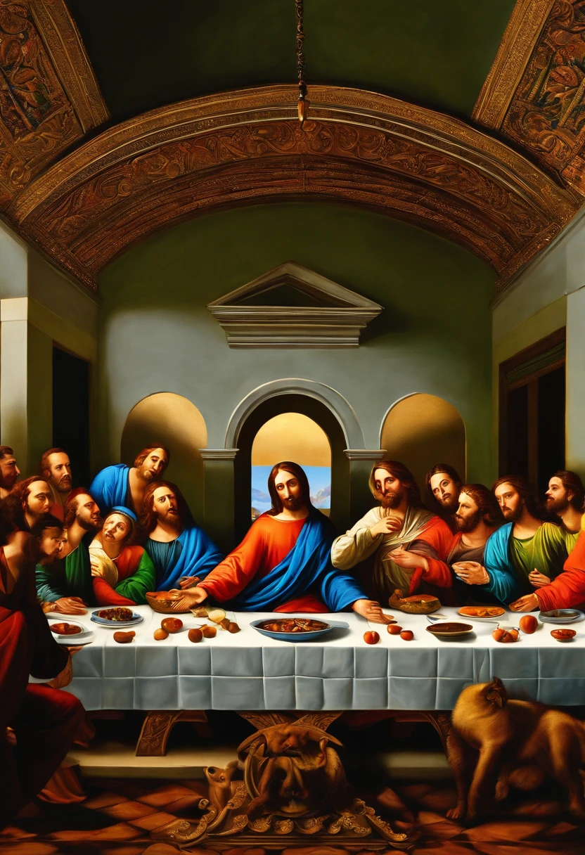 Composition of the Last Supper
