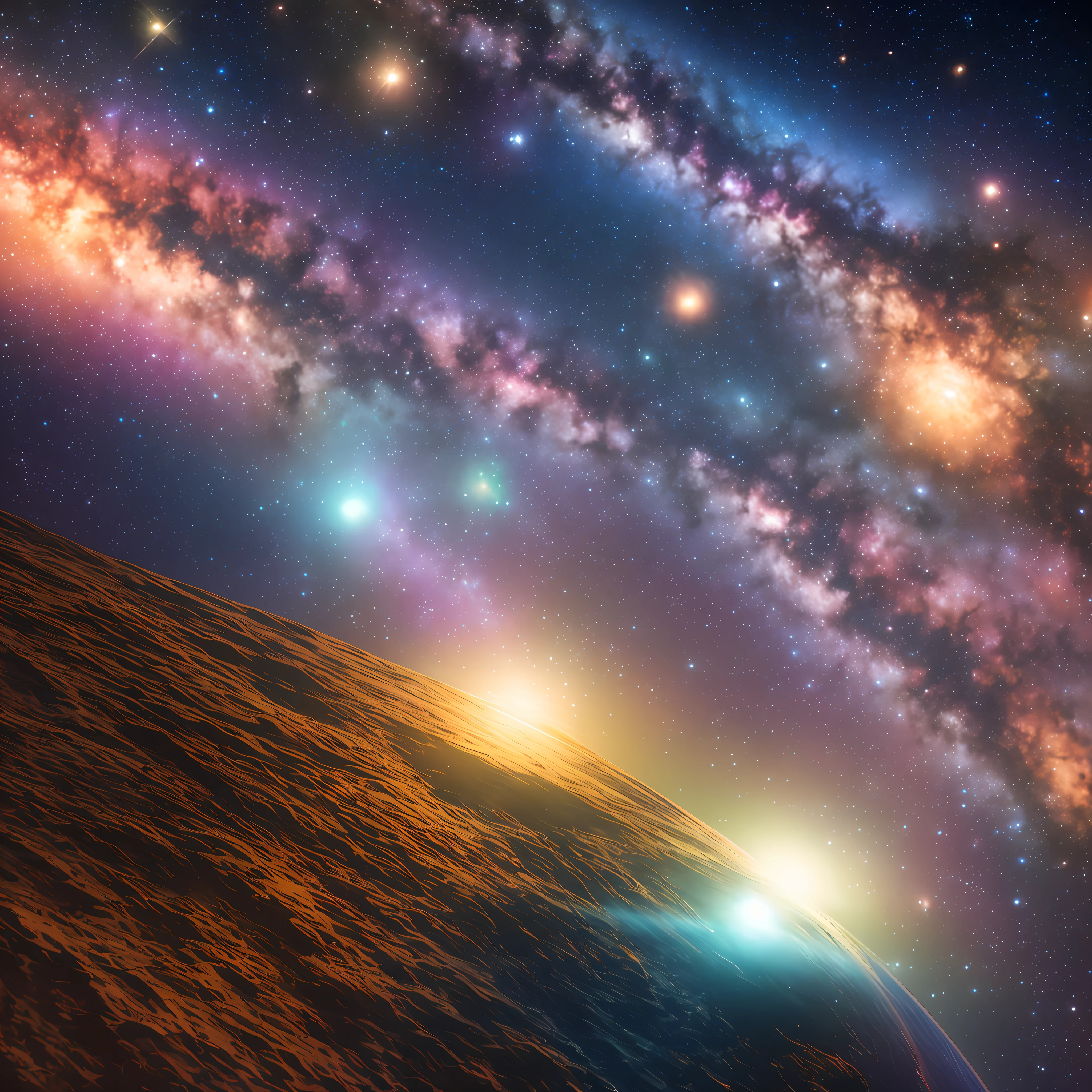 masterpiece, best quality, high quality, extremely detailed CG unity 8k wallpaper, Depth of Field, HDR,Photorealistic,extremely detailed, Intricate, High Detail, universe, space, galaxy, stars, planets, astronomy, cosmos, celestial, nebula, black hole, solar system, gamma rays, supernova, deep space, astronomical objects