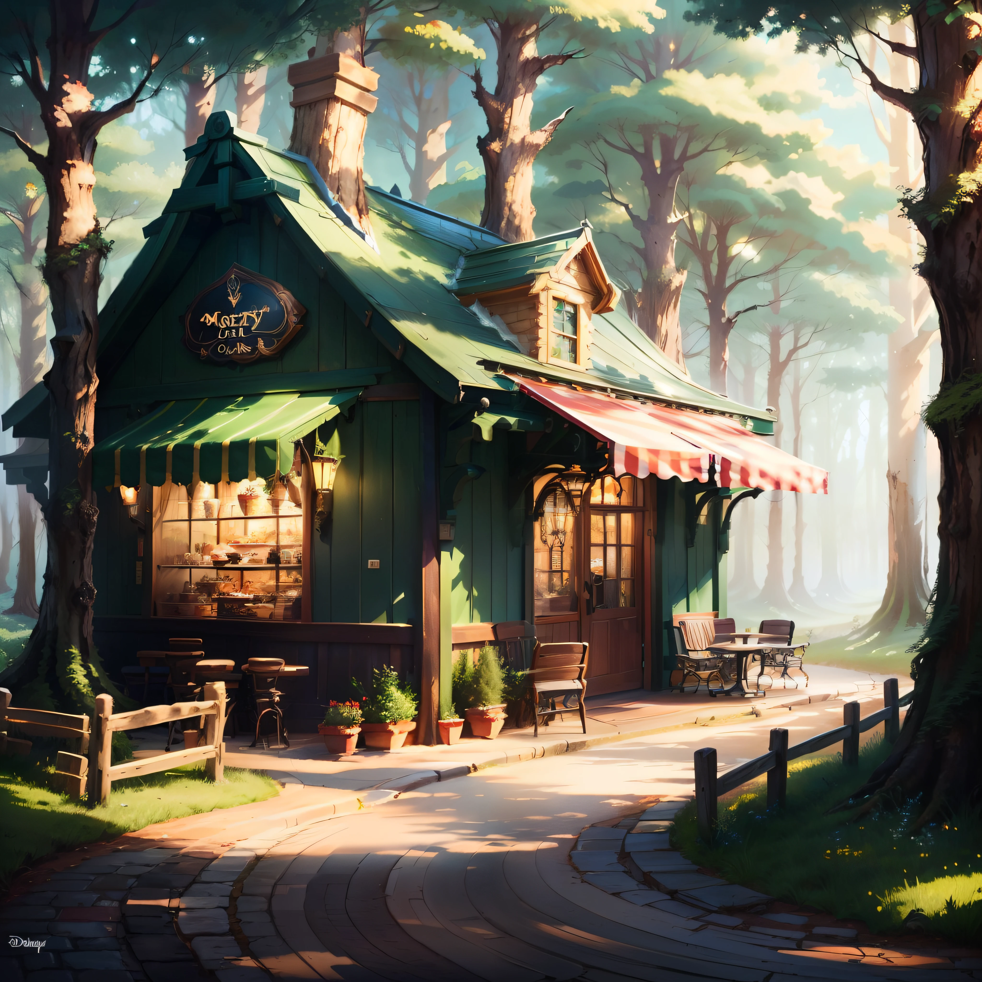 Disney Cafe　in woods