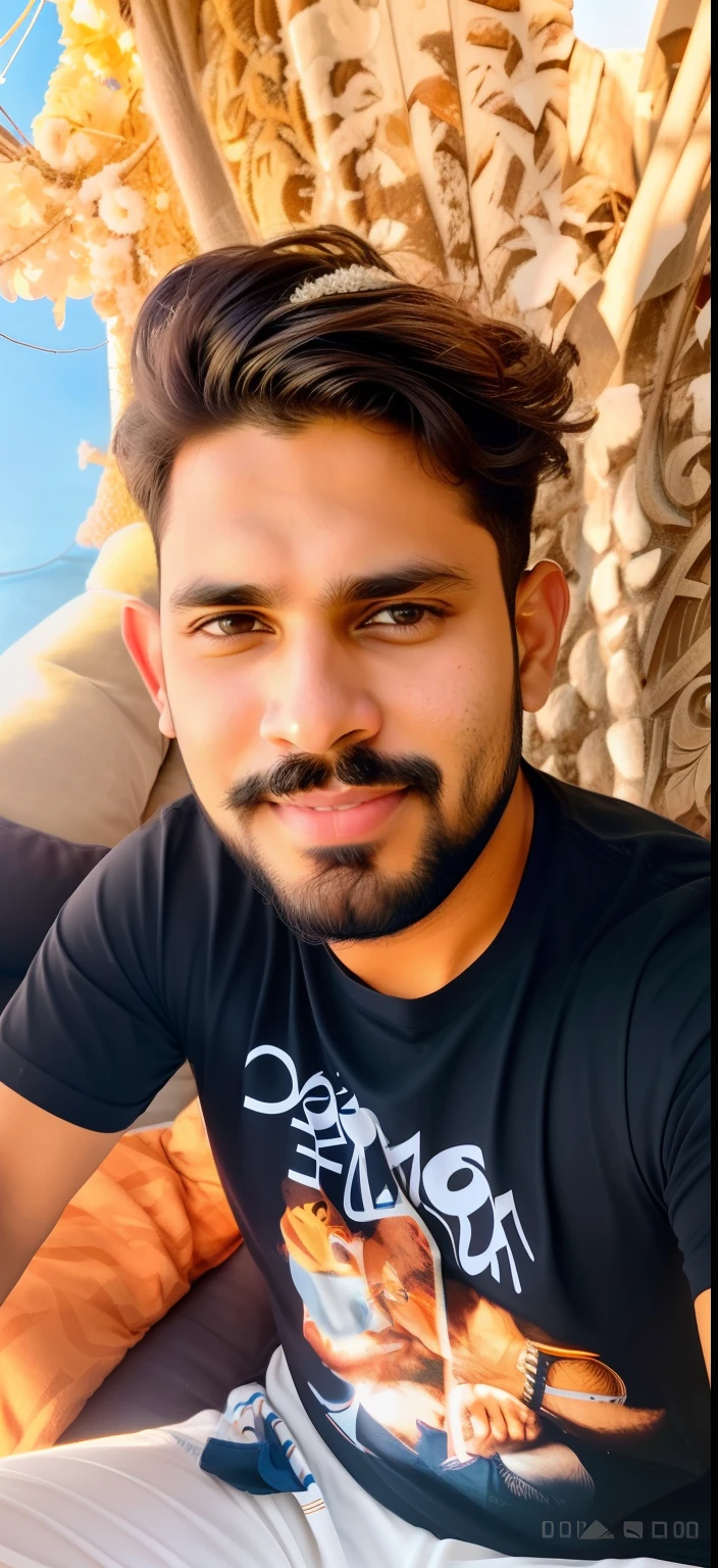 a close up of a man with a beard sitting on a couch, portait photo profile picture, without beard and mustache, without beard, 8k selfie photograph, profile pic, ayan nag, jayison devadas, trending photo, with lovely look, facebook profile picture, with accurate face, with a small beard, profile photo, without helmet