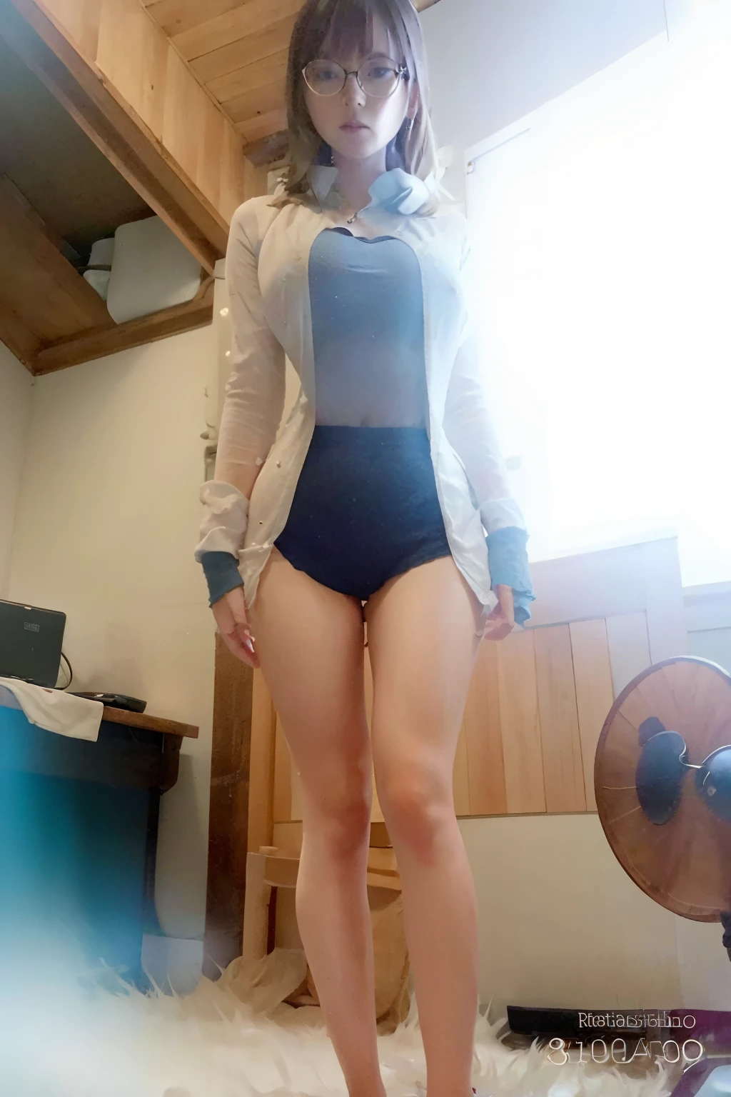 on top,Looking down,from below,sit on chair,your legs,canvas shoe