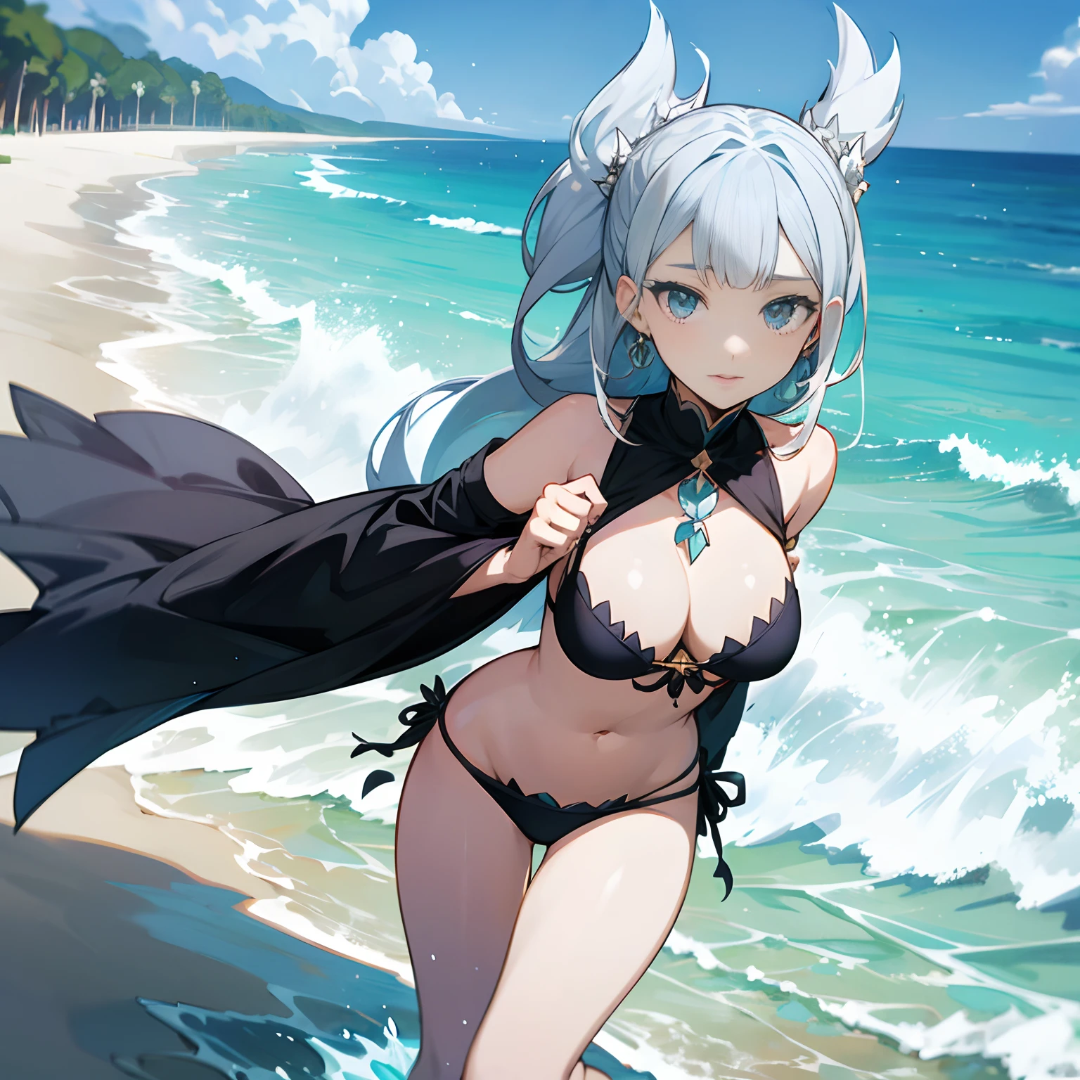 Noelle silva de black clover en bikini