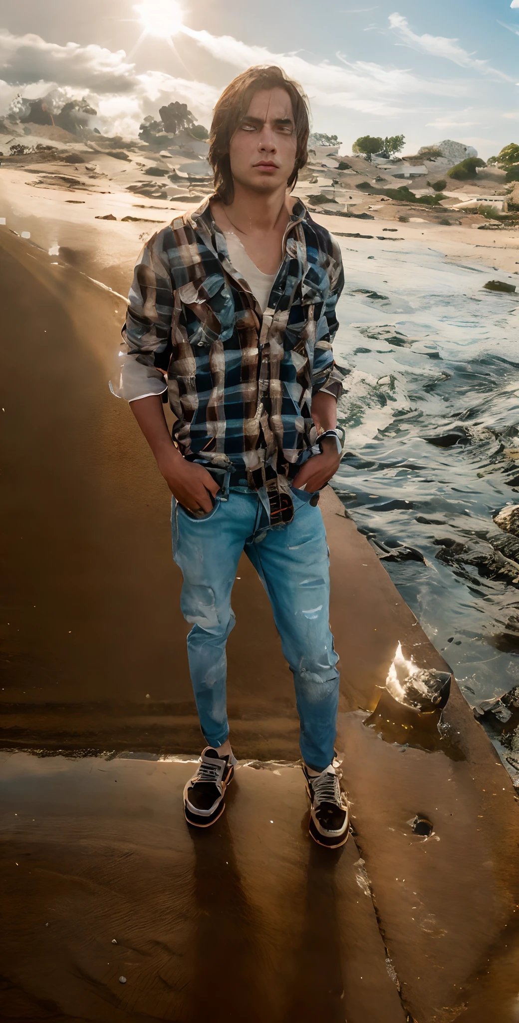 A boy photo shoot fast & furious style realistic photograph chenge background and change clothes with shush 8k ultra realistic