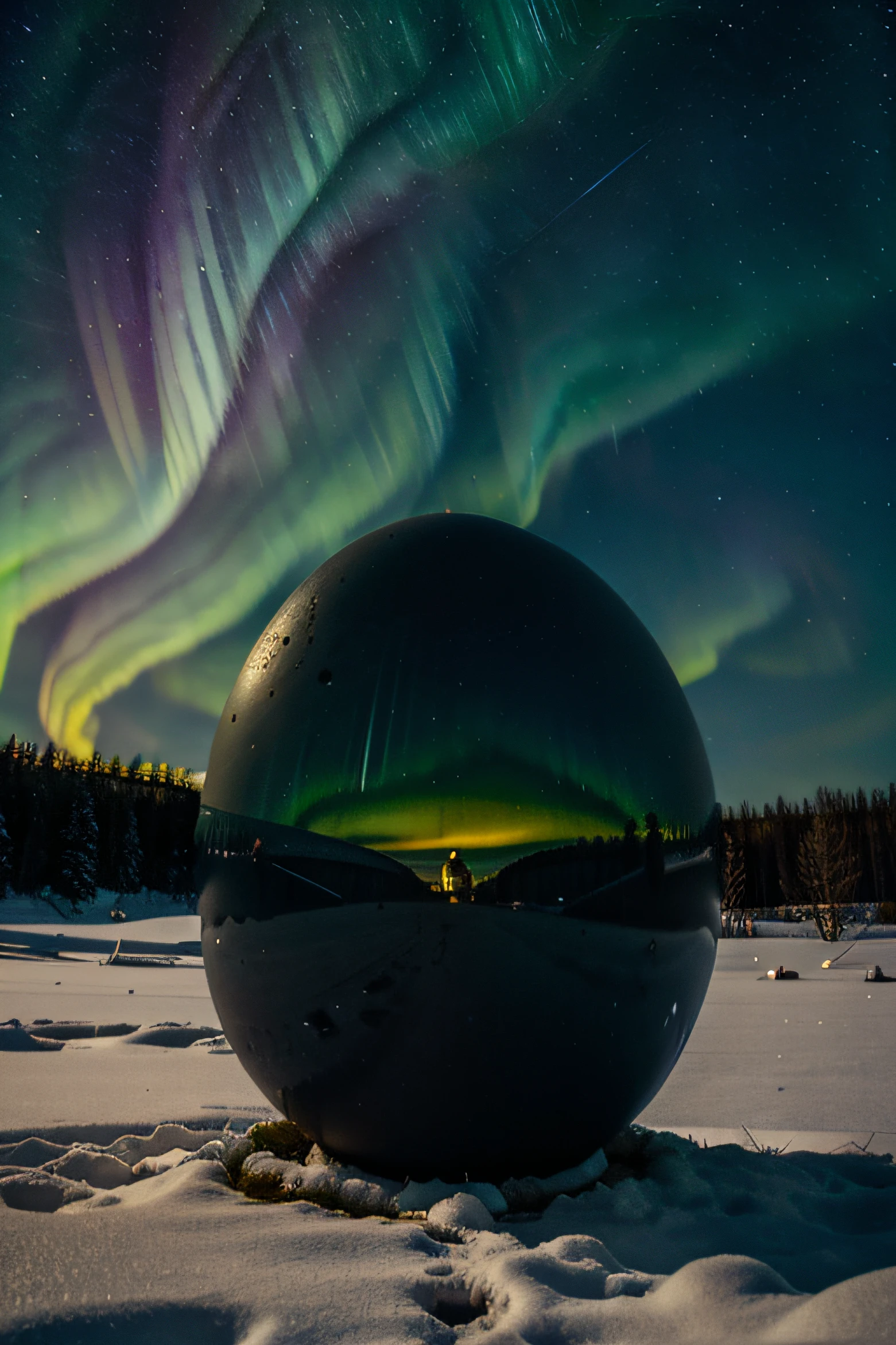 The egg should have the Northern Lights on it, Vokruk Starry Sky