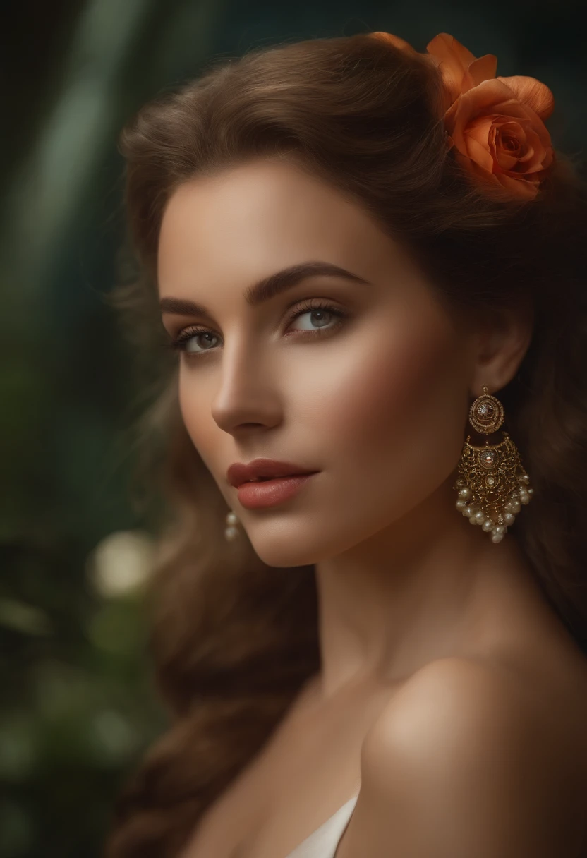 éaliste, (Hyperrealistic:1.2), , magnifique, chaud, Seductive, beau, Masterpiece, Best quality, grosse poitrine