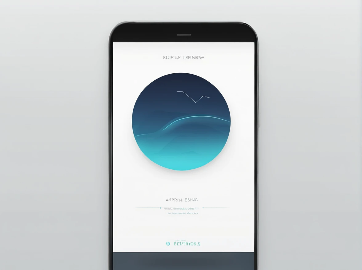 Design an icon for a mobile app,It reflects the help of high-tech for the visually impaired