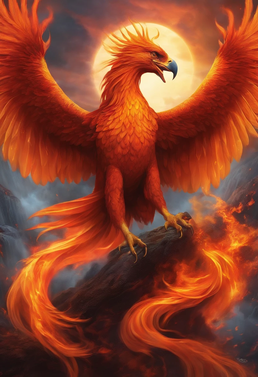 "Explore the depths of Nirvana as the fiery phoenix rises from the ashes, captured in breathtaking detail and available in various sticker styles. Let your imagination soar with this unique concept."
