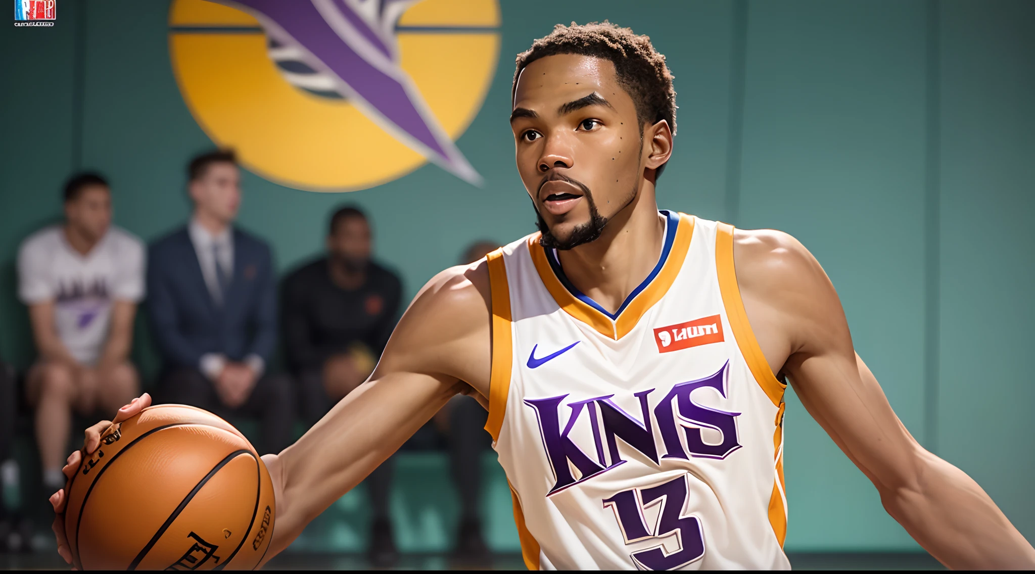 Kevin Durant on the Sacramento Kings