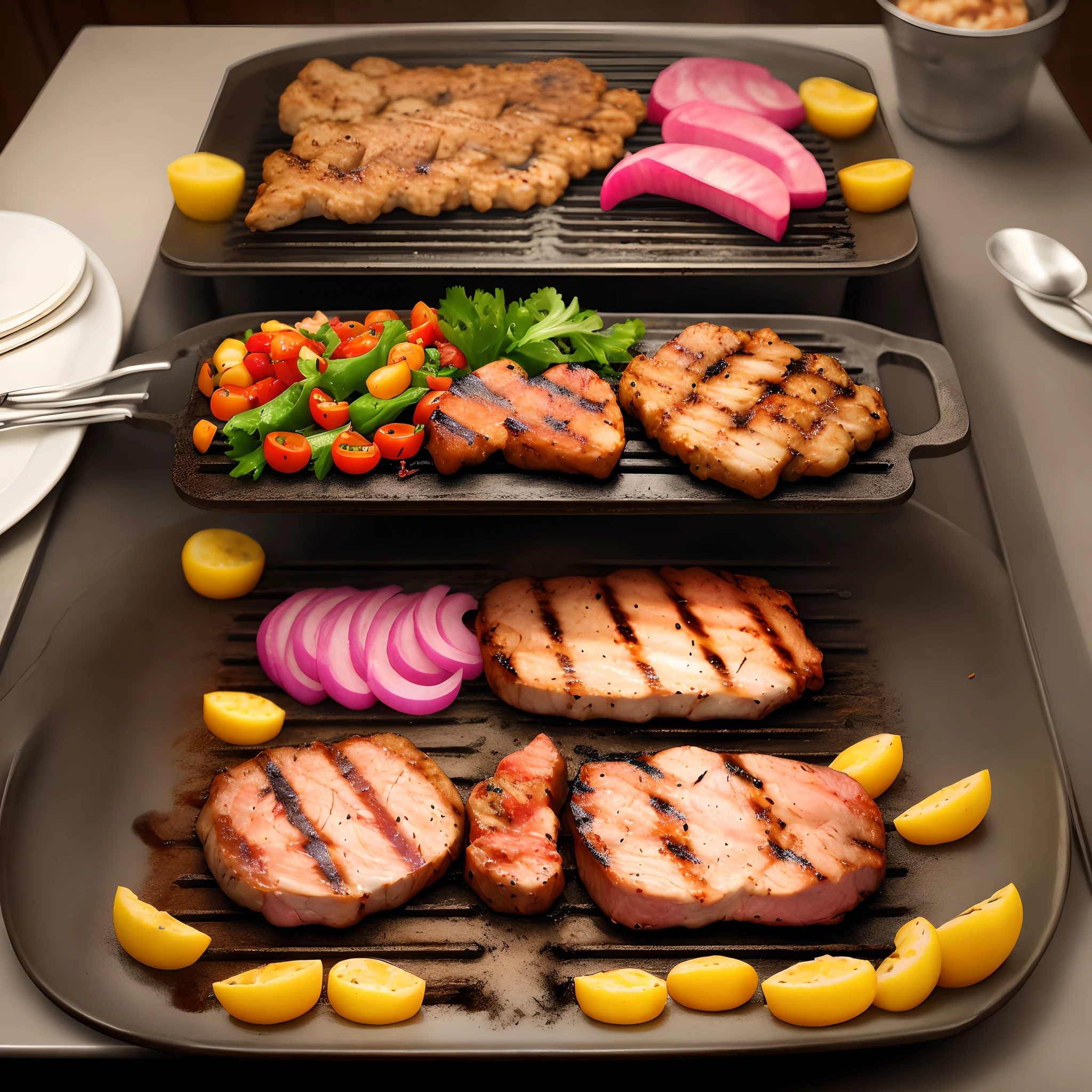 Grilled meat