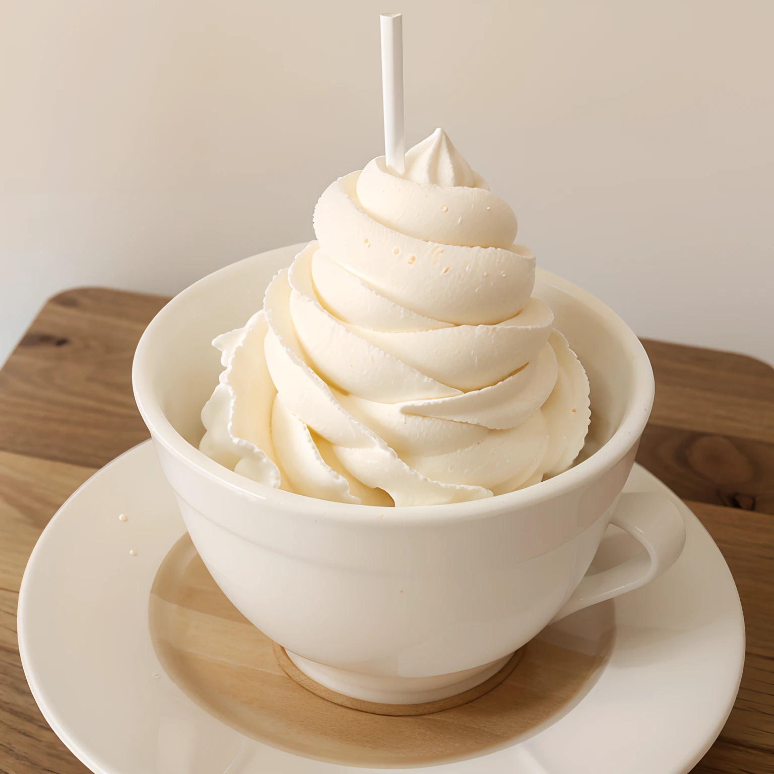 Soft-serve ice cream in a cup,White soft-serve ice cream、
