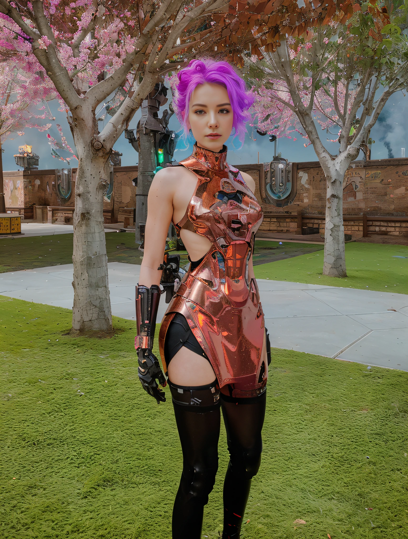 masterpiece,official art,8k, masterpiece, best quality, highly detailed, futuristic, dynamic, glowing, metallic, robotic,, , cybernetic world,mecha:1.2,energy waves,explosions,high-tech buildings,neon lights,smoke and dust.