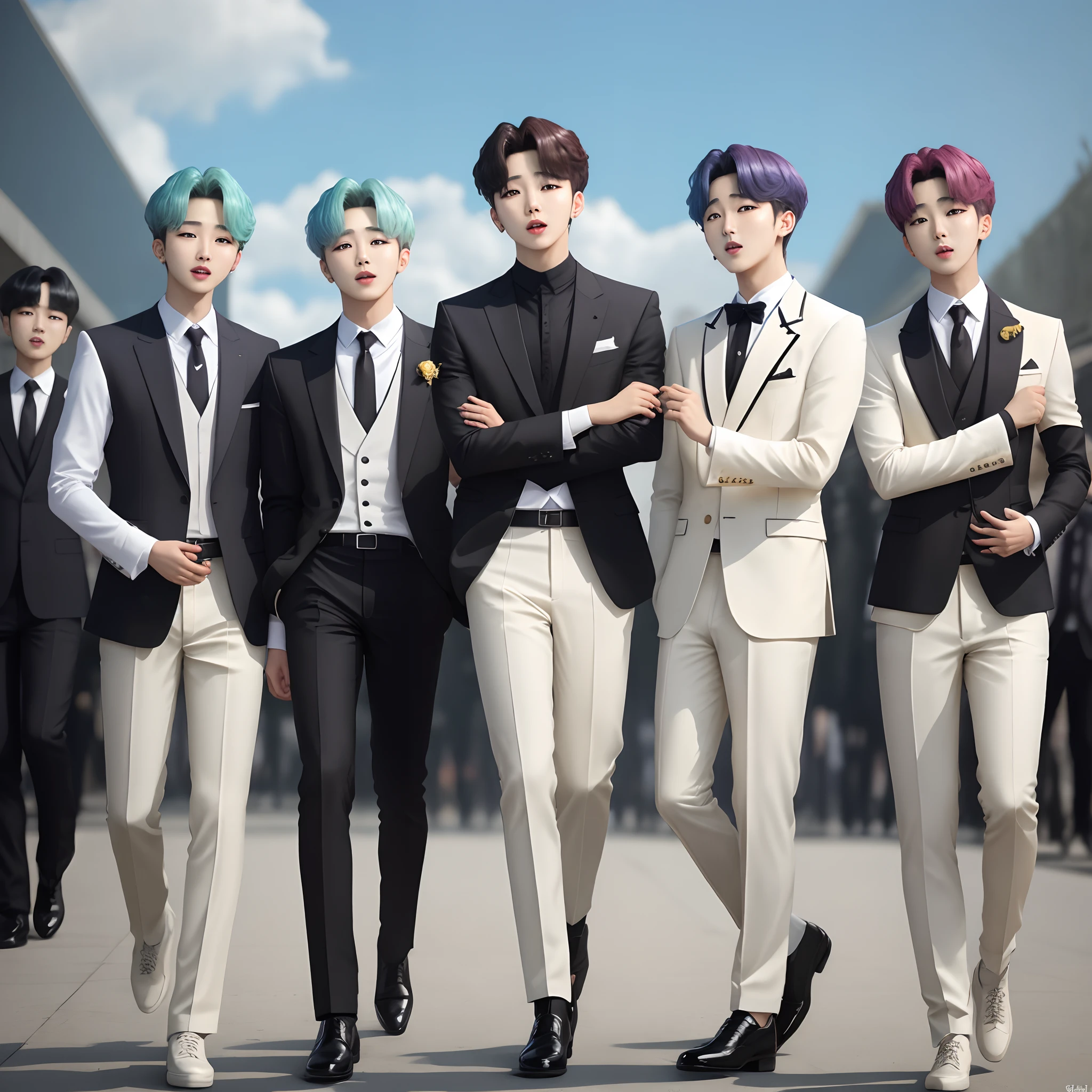 BTS group Jungkook Tian