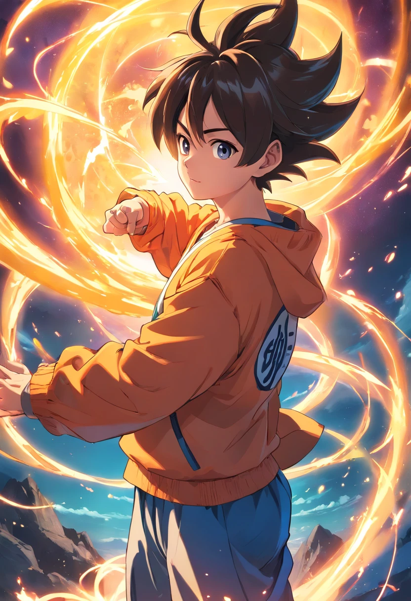 alta definicion,Estilo Dragon Ball Legend, majin boo en pose enojado