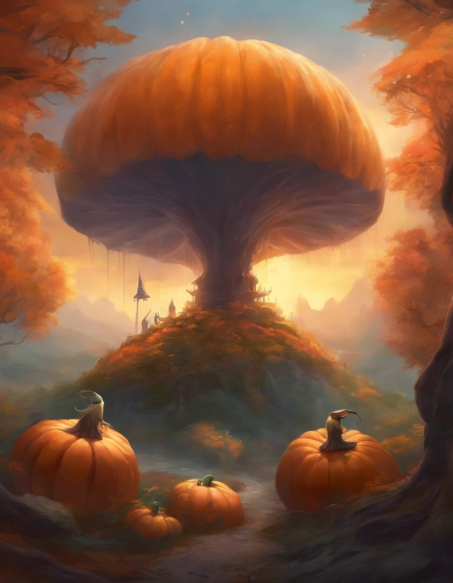 Winters，An ant on a giant pumpkin