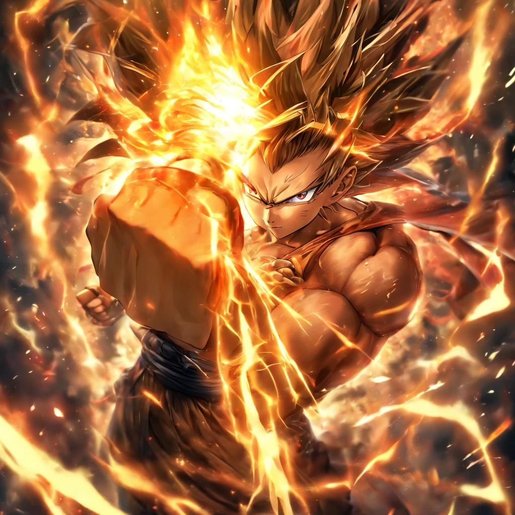 (best quality, highres, photorealistic:1.37, full body shot), pale skin, striking features, masculine, intense gaze, defined jawline, sculpted physique, captivating expression, dark and dramatic lighting, vibrant colors, realistic hair strands, flawless complexion, stunning realism, square stance, fighting stance