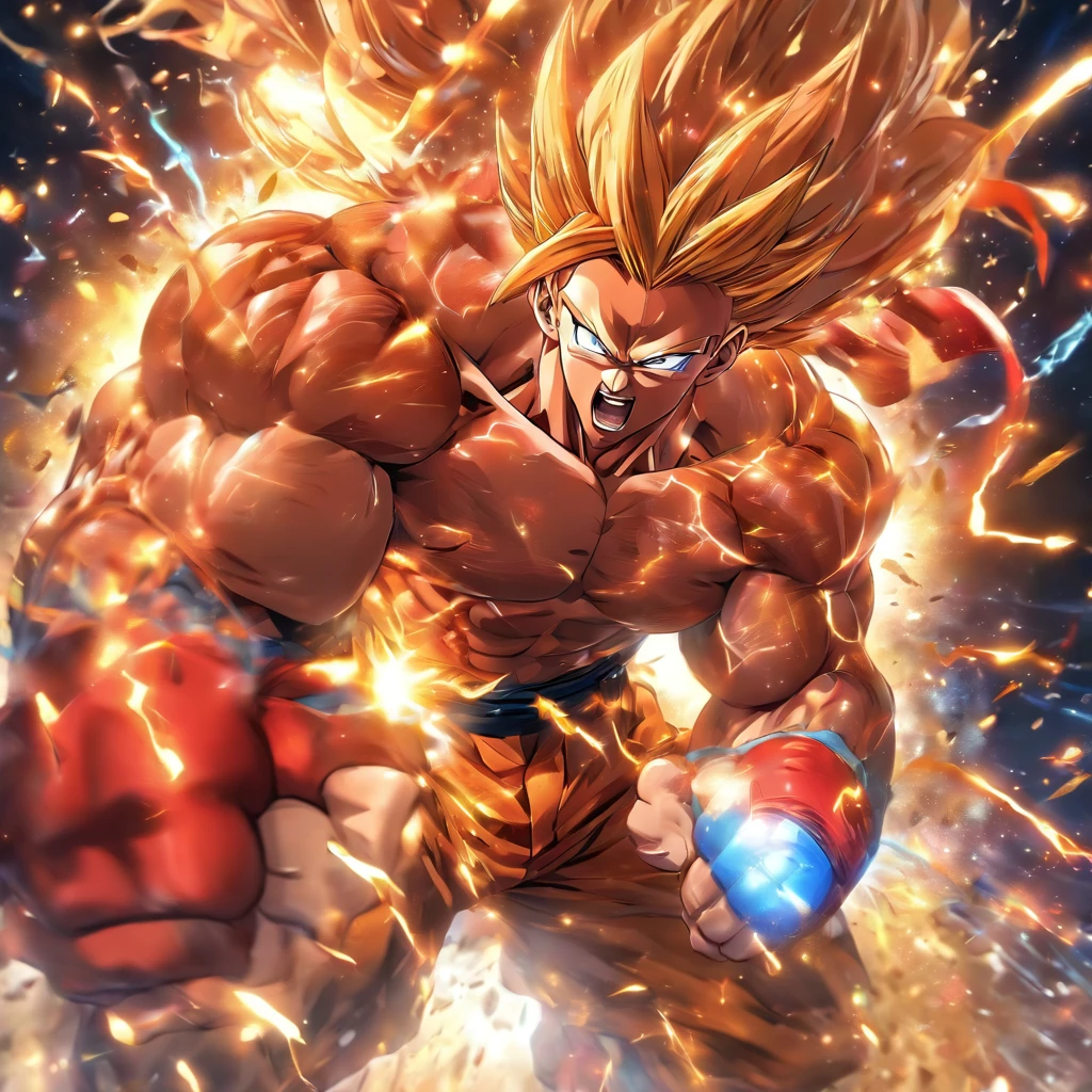 Hard Punches, Meta Human Muscle, Blow of the Night, Invincible Master, Resilient Man, Fantastic, Epic, 3D, HD, 8k, HDR, Anime Reality, Anime Detailed, Anime Style, Super Detailed, High Detailed. Final Detailed, Absurd Quality,