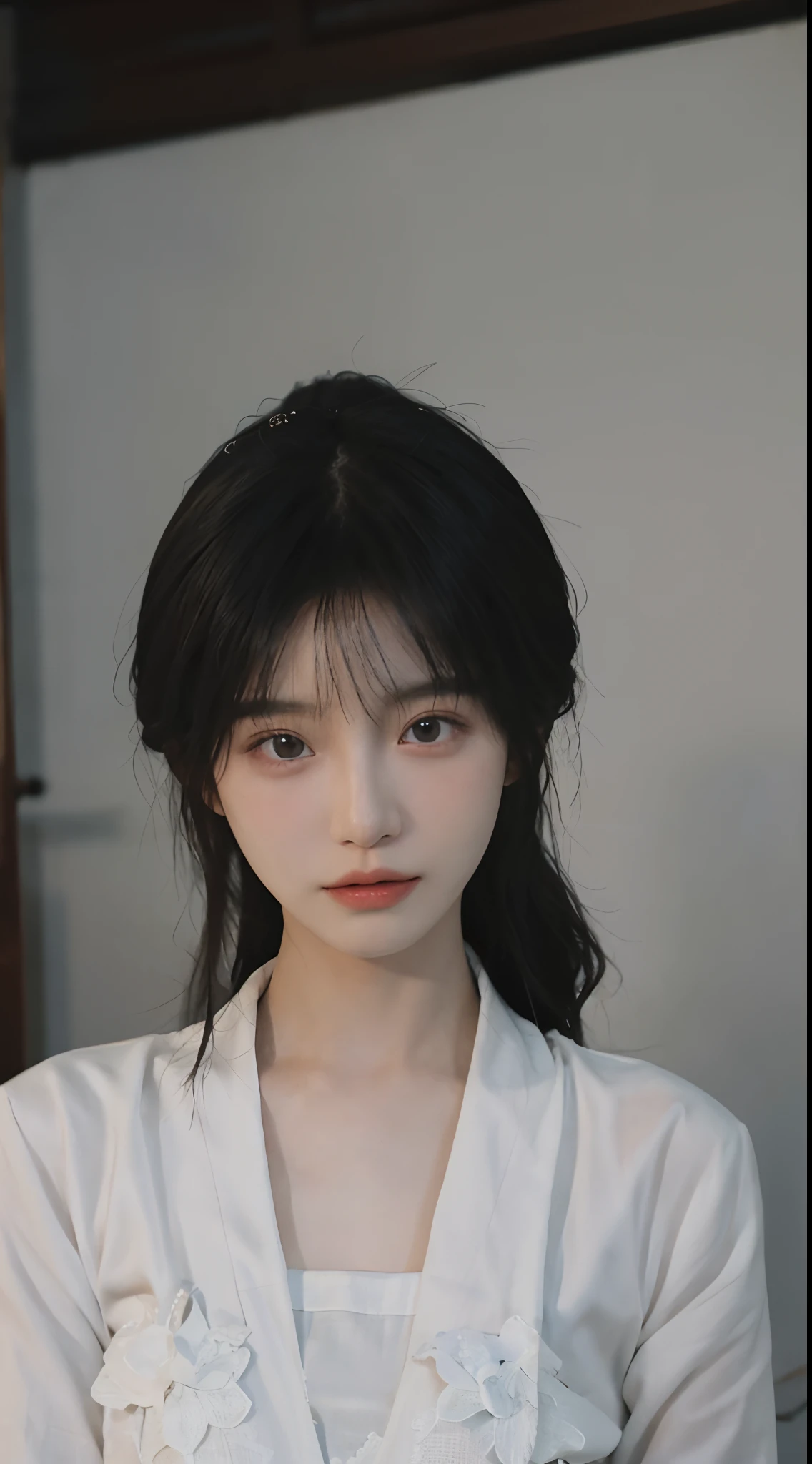 best qualtiy,tmasterpiece,超高分辨率,(realisticlying:1.4),Close-up of white dress, gorgeous chinese models, Gorgeous young Korean woman, beautiful Korean women, yanjun cheng, xintong chen, ruan jia beautiful!, Beautiful young Korean woman,