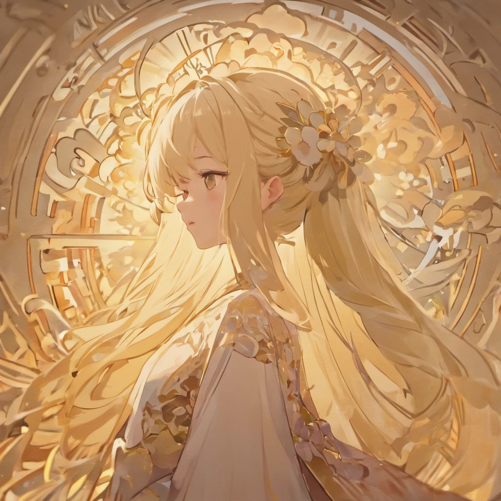 (white backgrounid:1.4),(Silhouette of a girl's head, closed her eyes, long colored hair, Oriental elements),(Chinese Illustration:1.3,paper art:1.3, Padded paper art:1.2),( Reasonable design, ligne claire, High sharpness,Best Quality, Very detailed, Master Parts, Movie Light Effects, 4K )