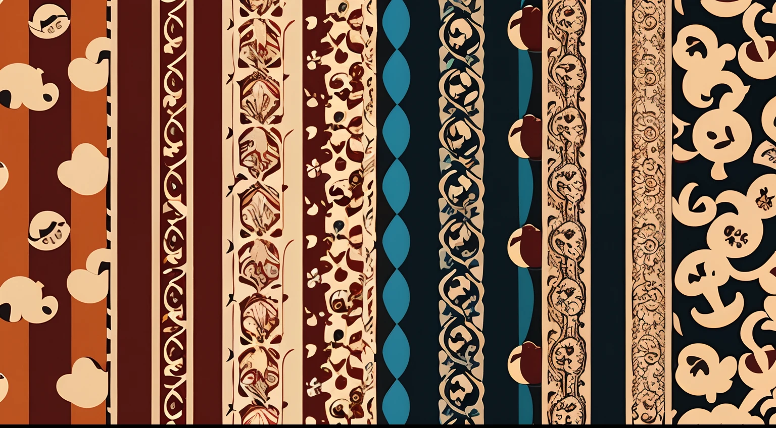 Vector art , pattern of mashrooms