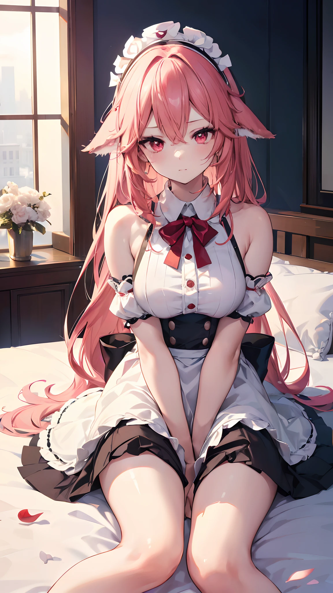 masterpiece, best quality, highres, kitagawa marin, 1girl, 1boy, sex, penis, red hair, two side up, long hair, green eyes, pointy ears, demon horns, navel, demon tail, demon wings, long sleeves, frilled shirt collar, frilled panties, medium breasts, blush, ahegao, sweat, sex, pov, pov cowgirl, vagina, panties pulled