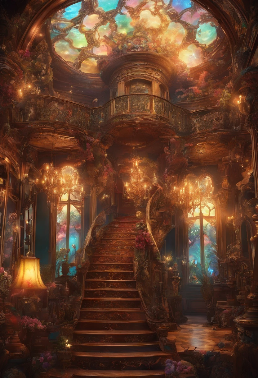 House of curiosity, (((masterpiece))), ((best quality)), realistic, 8k, ultra-detailed