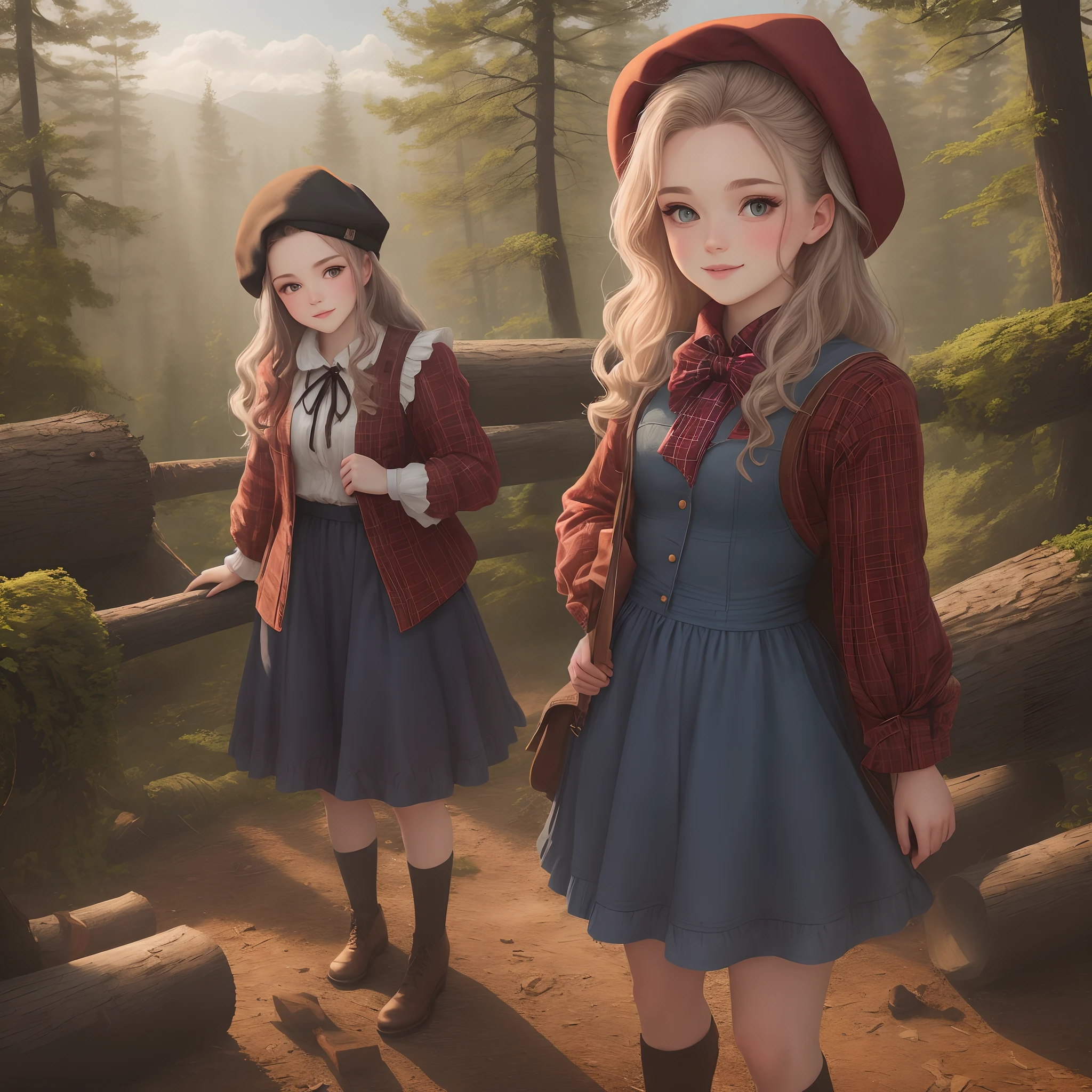 Manon as a lumberjack