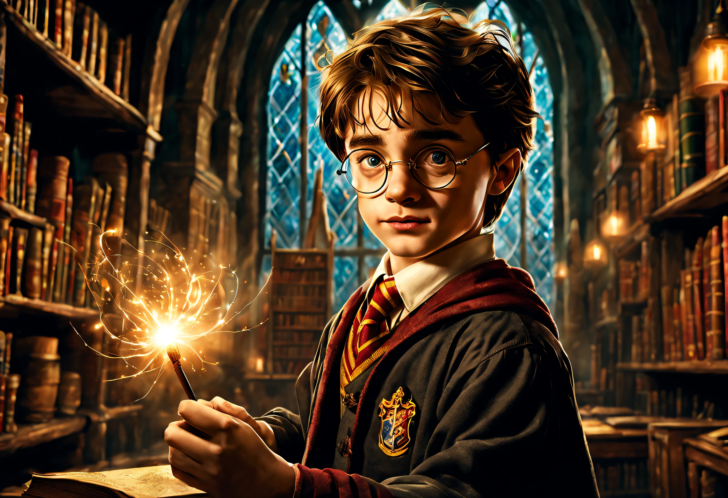 Minerva Harry Potter spell magic trading powers Castle Hogwarts 4K body full body powers green smoke magic wand spell avada kedavra witch psychedelic background silhouette smoke Green fire mirror circle short hair hair Minerva Harry Potter Slytherin Gryffindor --auto --s2