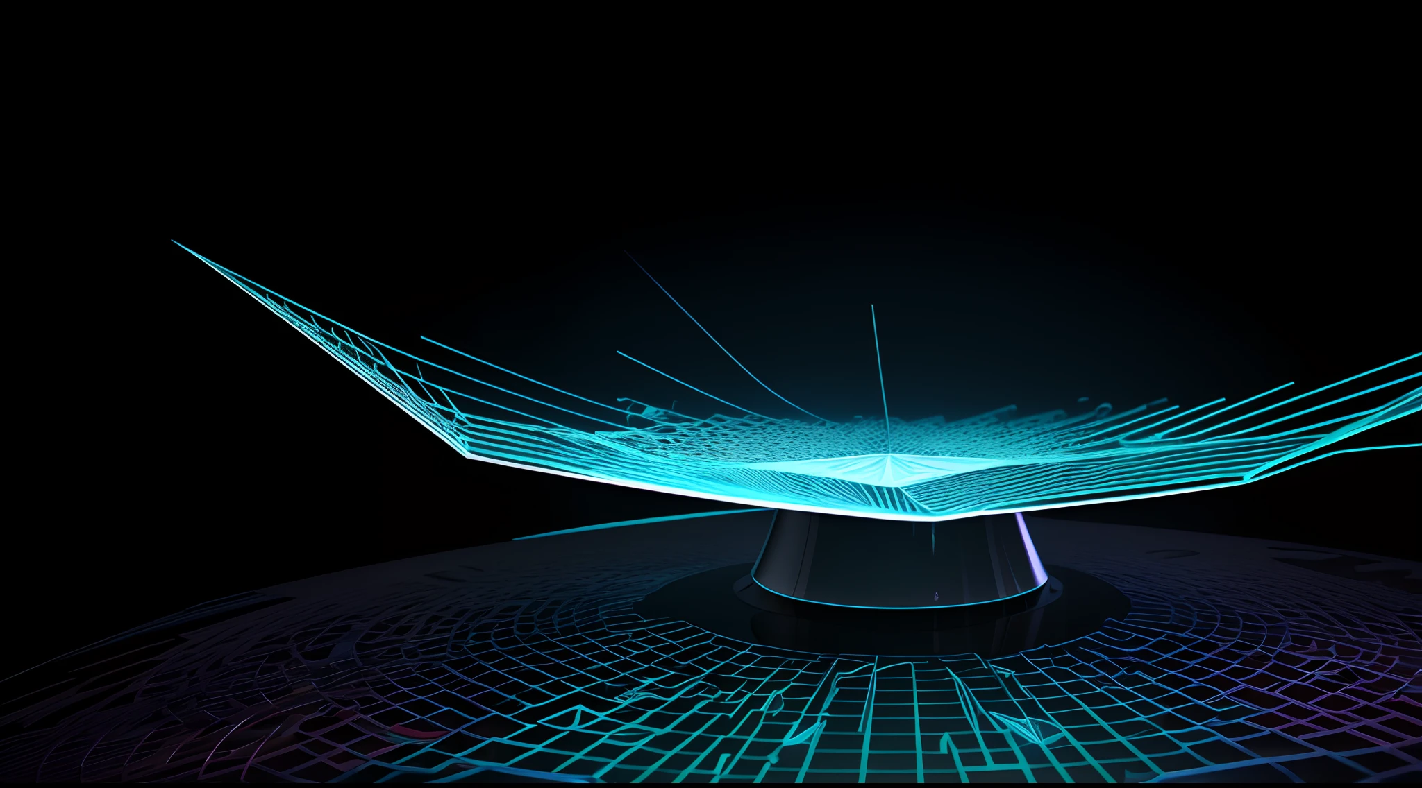 Engaging 3D visualization featuring stunning graphs、glinting
