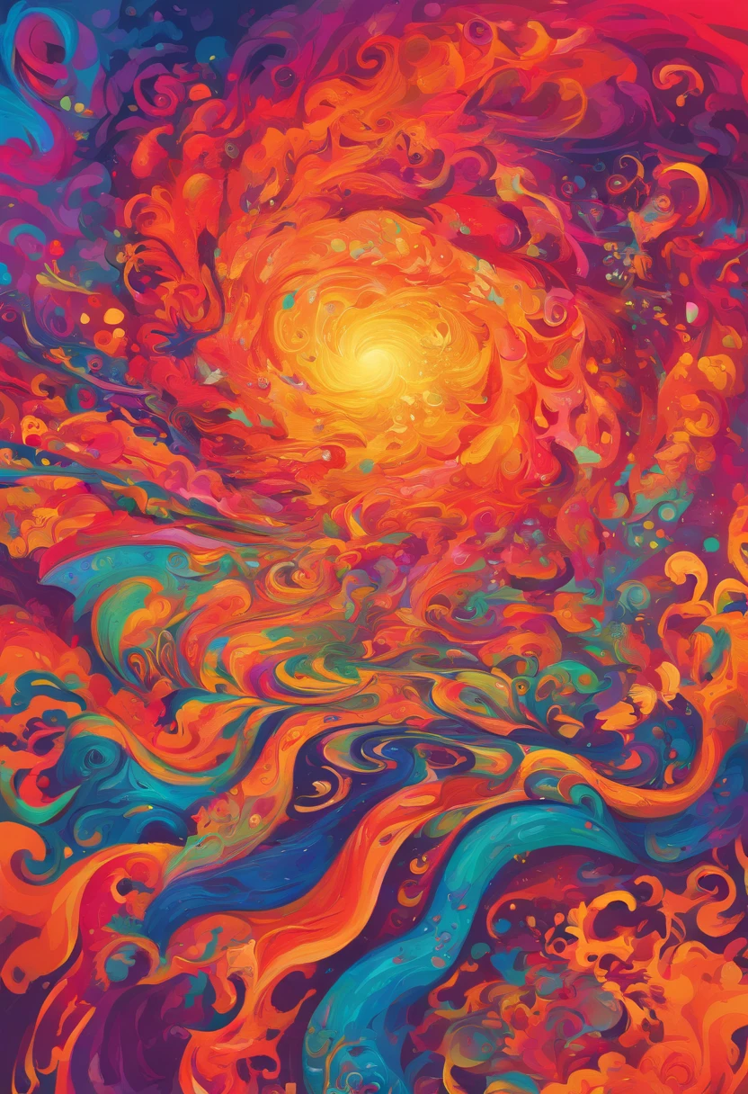 Sober madness, fearing that darkness magma gushing earthly light, descending to break through barriers
