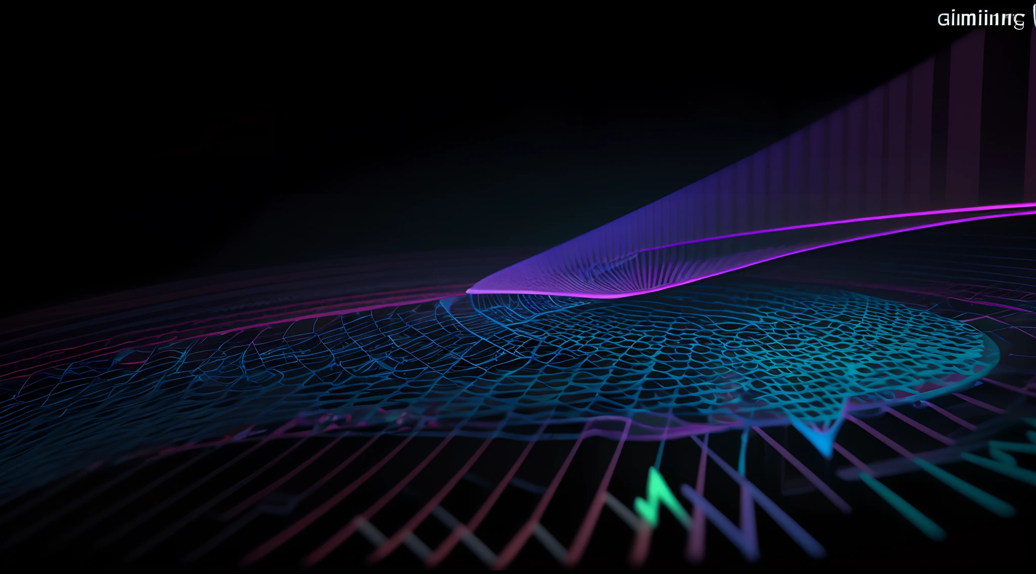 Engaging 3D visualization featuring stunning graphs、glinting