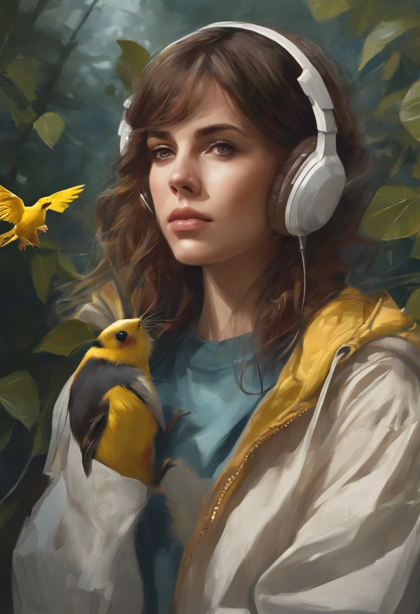 Centrage parfait, Pikachu mignon, Wear a student team jacket, porter des lunettes de soleil, Wearing Headphones, cheerfulness, Position debout, abstract beauty, centered, looking at the camera, facing camera, Proche de la perfection, dynamique, highly detailed, lisse, mise au point nette, 8k, High definition resolution, illustration, illustrations de Carne Griffiths et Wadim Kashin, fond blanc