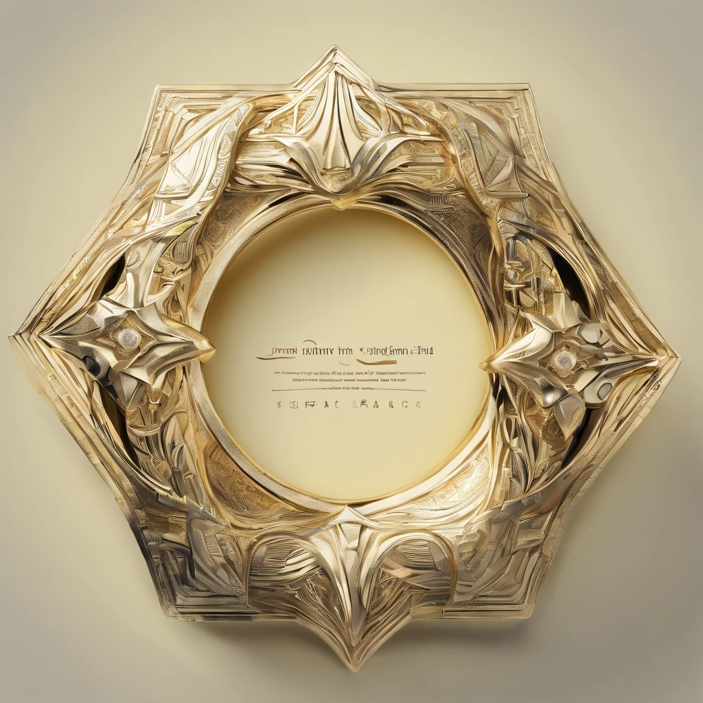 ((Ring design concept art)),Yellow gold ring,(Ring concept blueprint),((Wavy rings)),Engraved with a five-pointed star,(exquisite craft),Hemming,Natural sunlight,Shining Effect