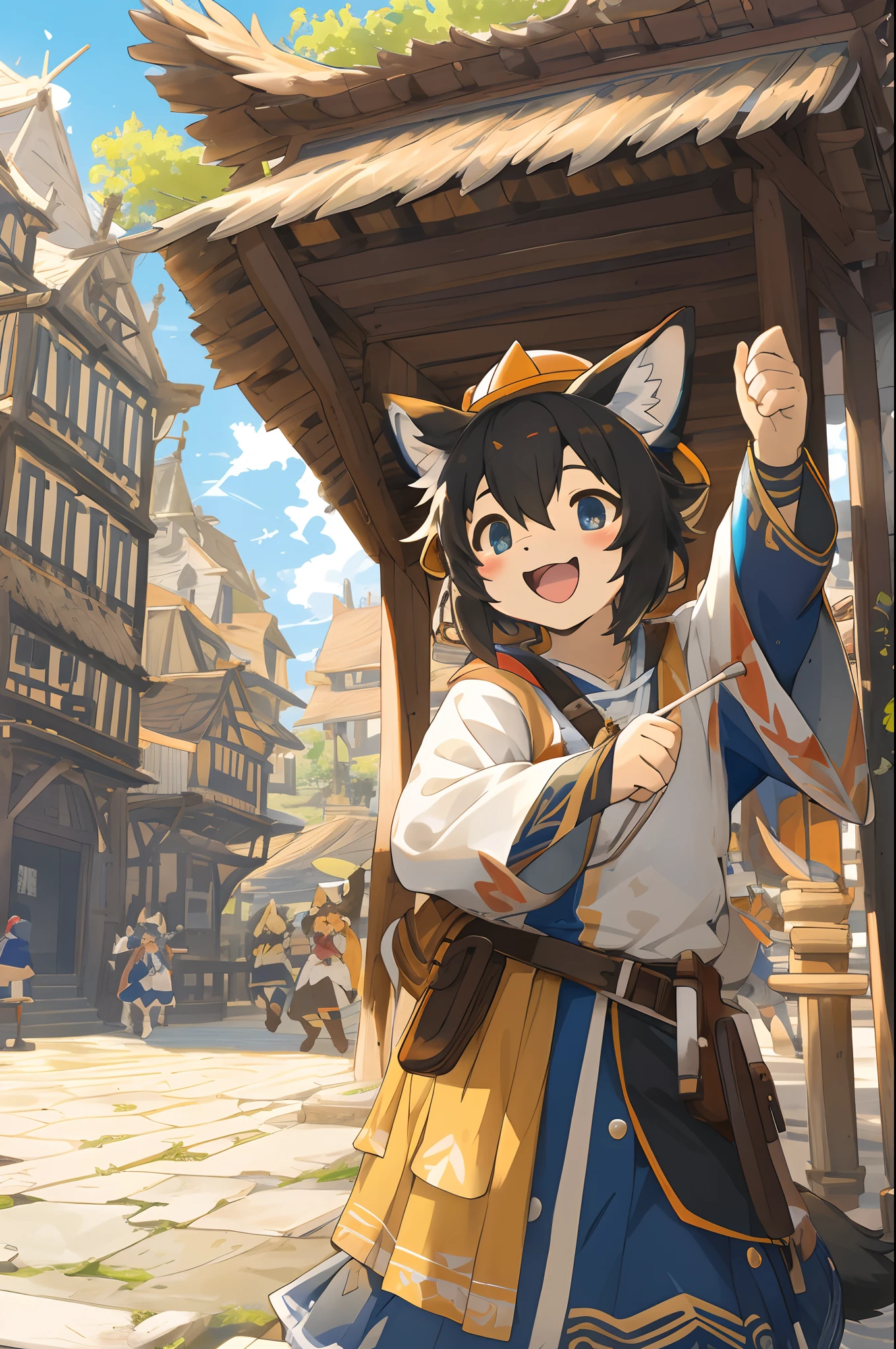 cover_page, super high resolution, detailed background, World Heritage Site, 6+boys, 6+girls, Happy, joyful, absurdres(Photos of solo travelers)(kemono, furry anthro),