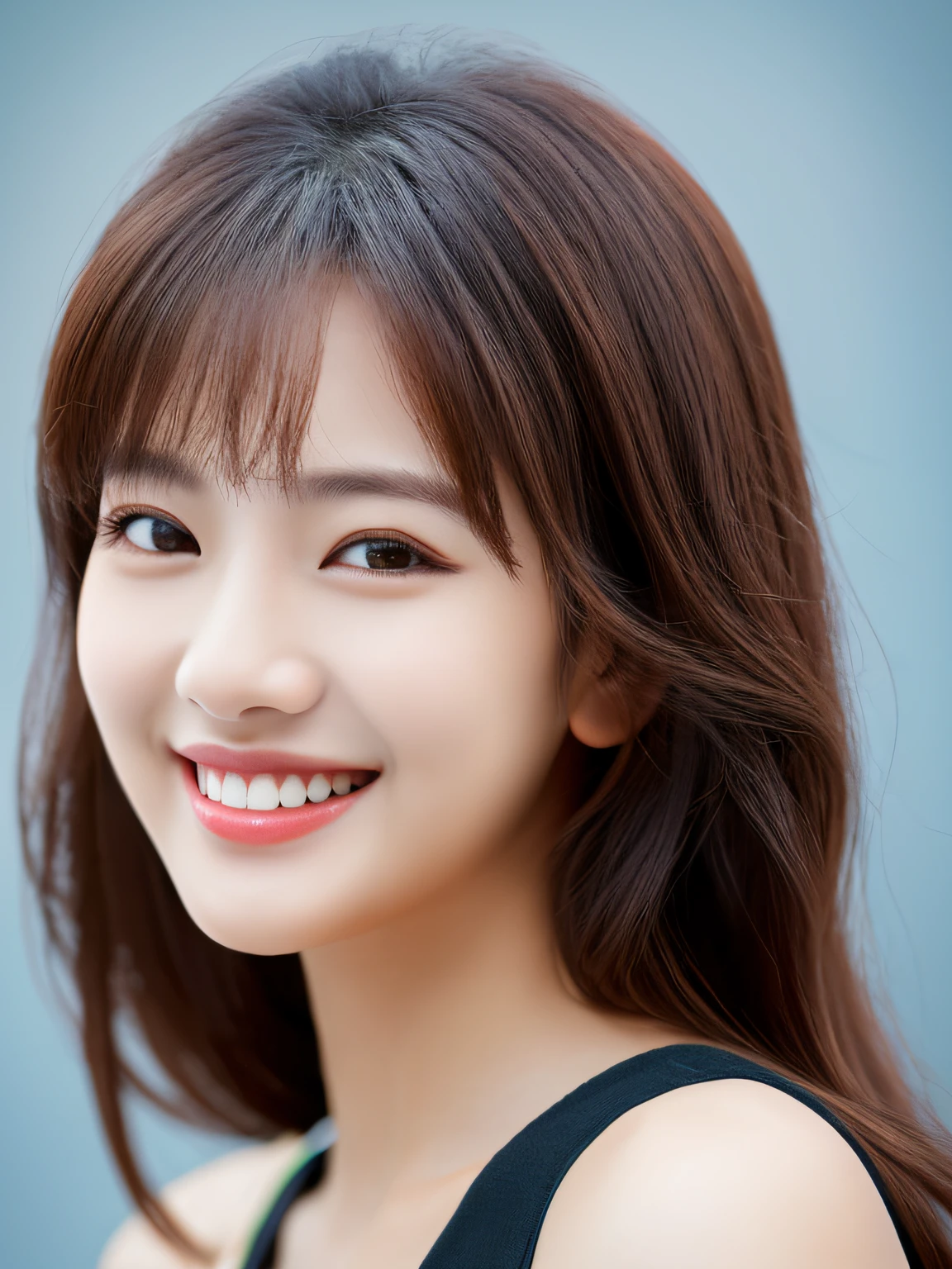 1 girl,light smile,full body,simple background,
master piece,4K,8K,(master piece,ultra high resolution:1.5),(master piece,photo realistic:1.5),master piece,detailed eyes,master piece,detailed face,